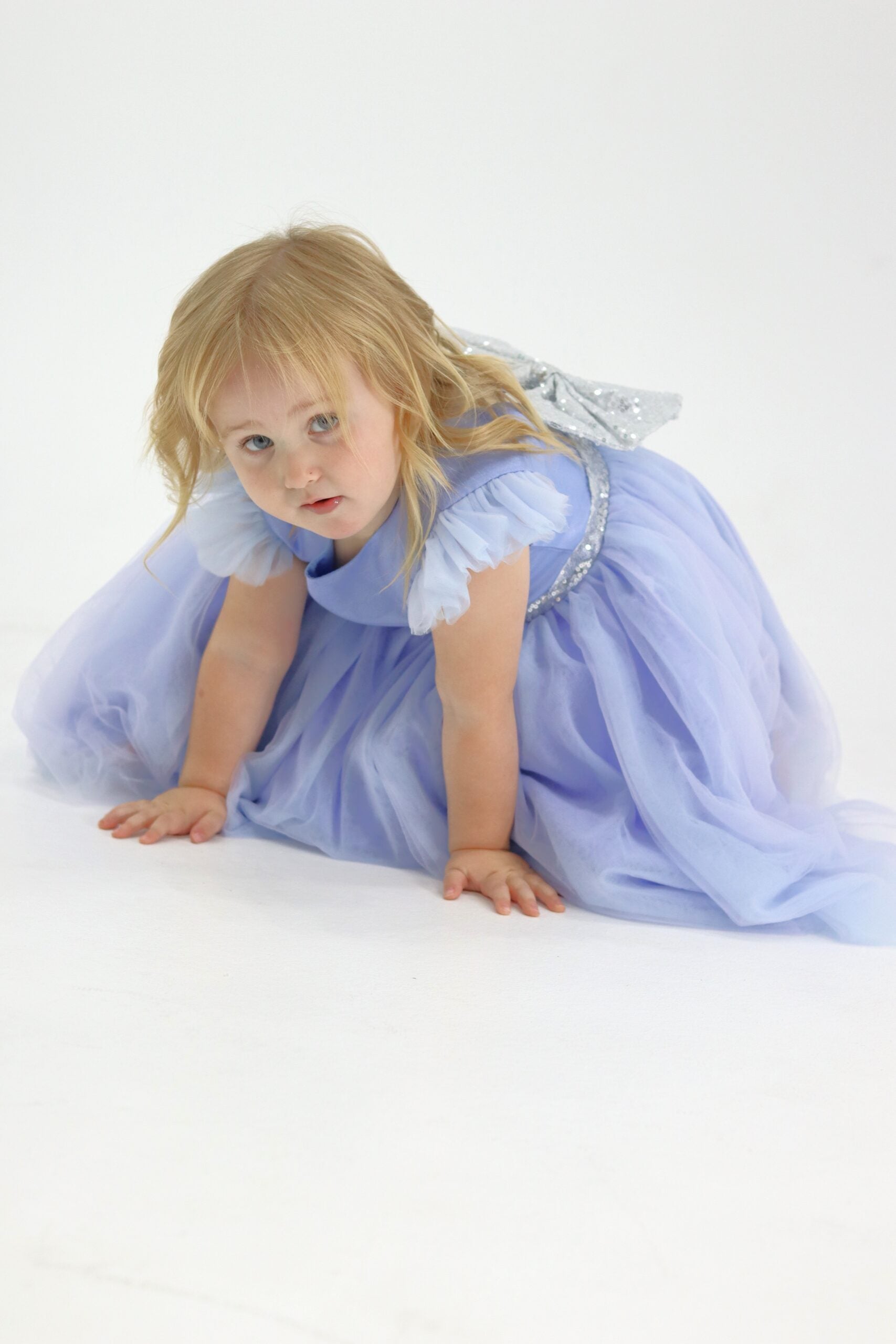 High Quality Formal Party Dress With Sequin Bow