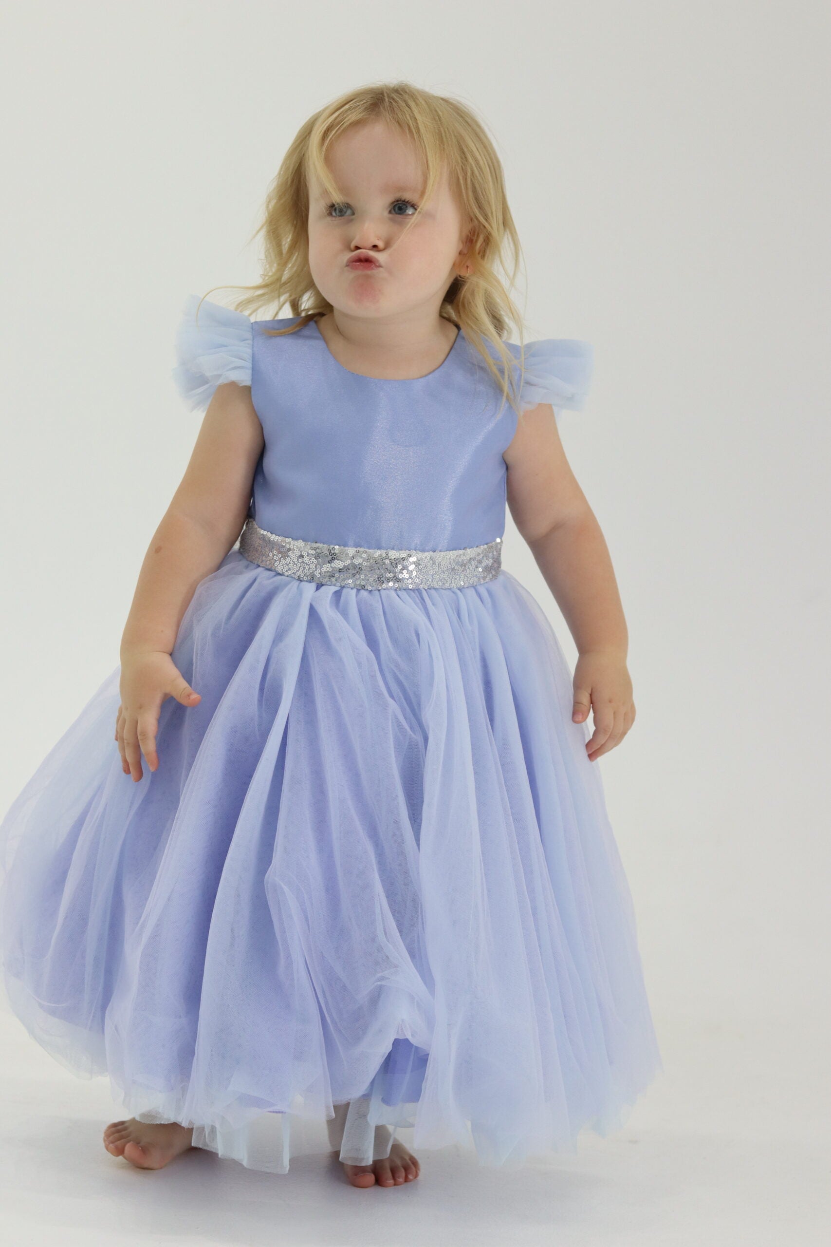 High Quality Formal Party Dress With Sequin Bow