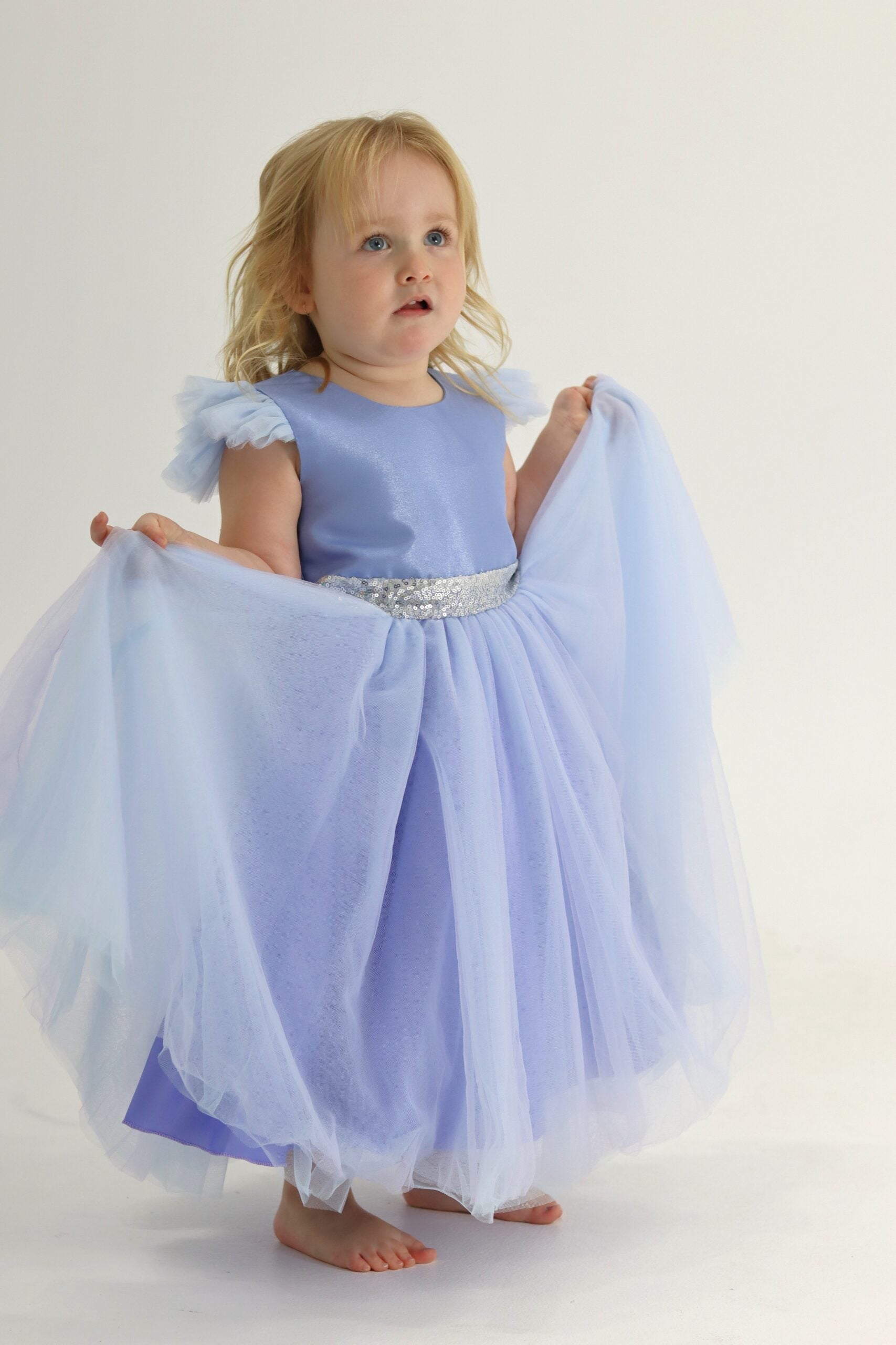 High Quality Formal Party Dress With Sequin Bow