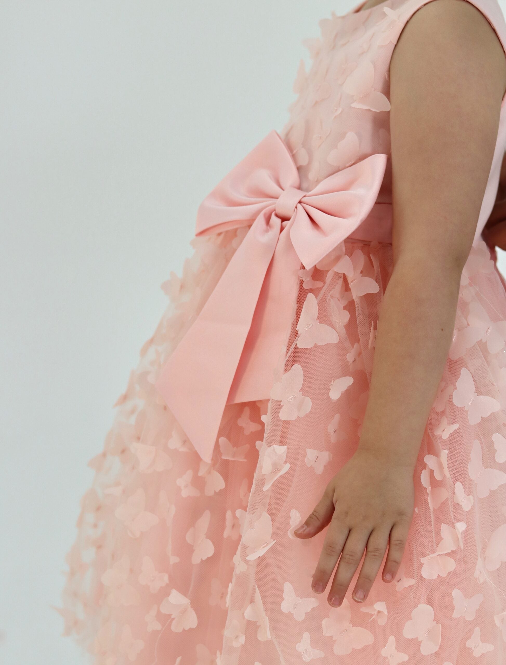 Girls Dress with 3D Butterflys