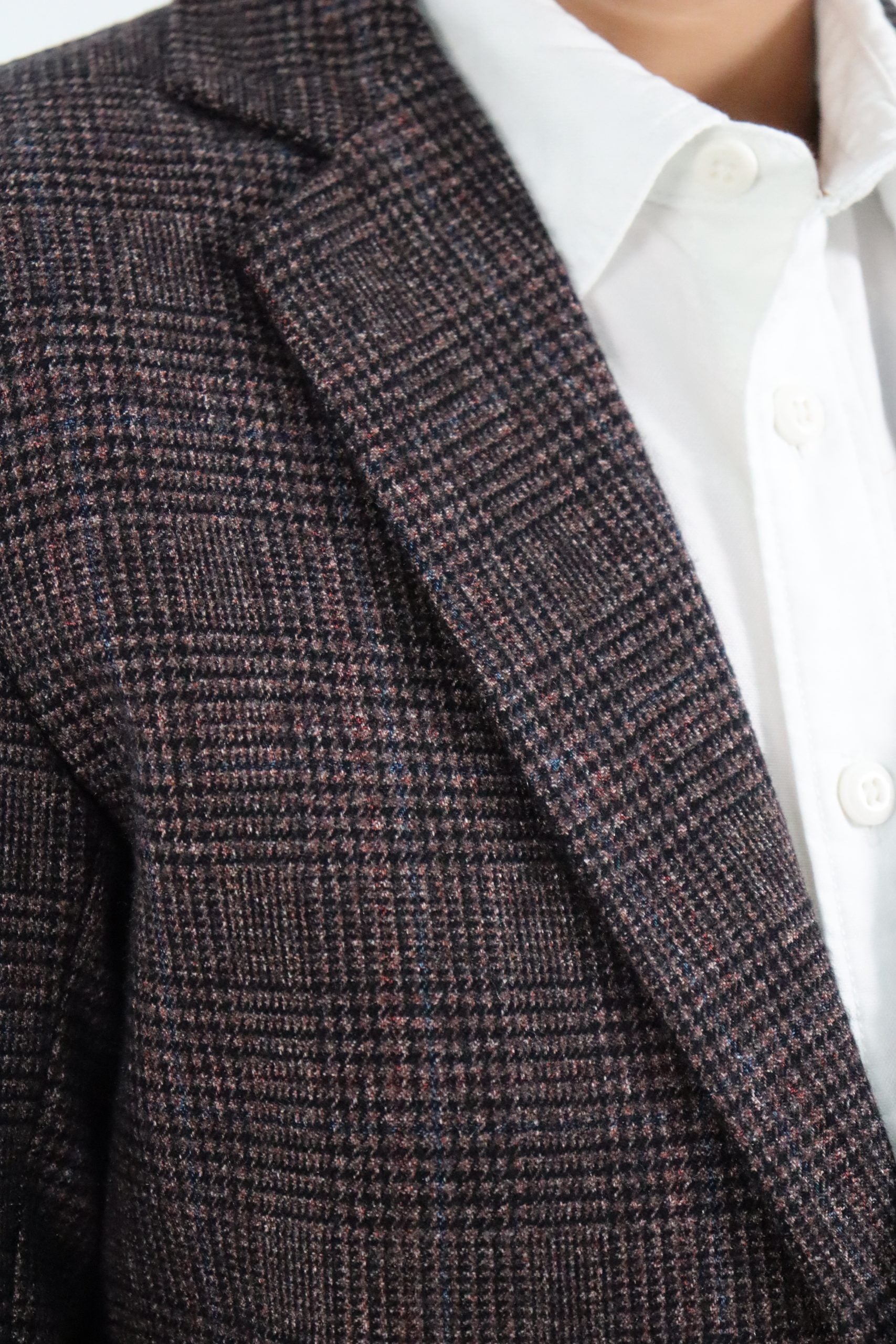Boys Brown Check Blazer