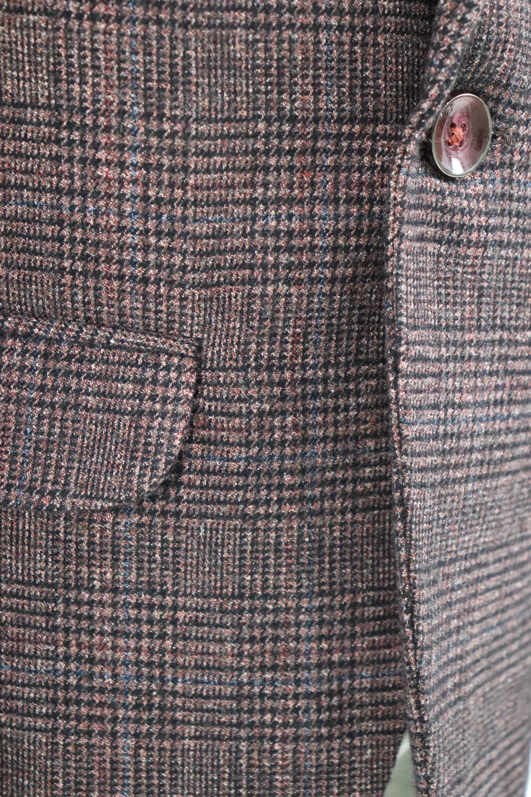 Boys Brown Check Blazer