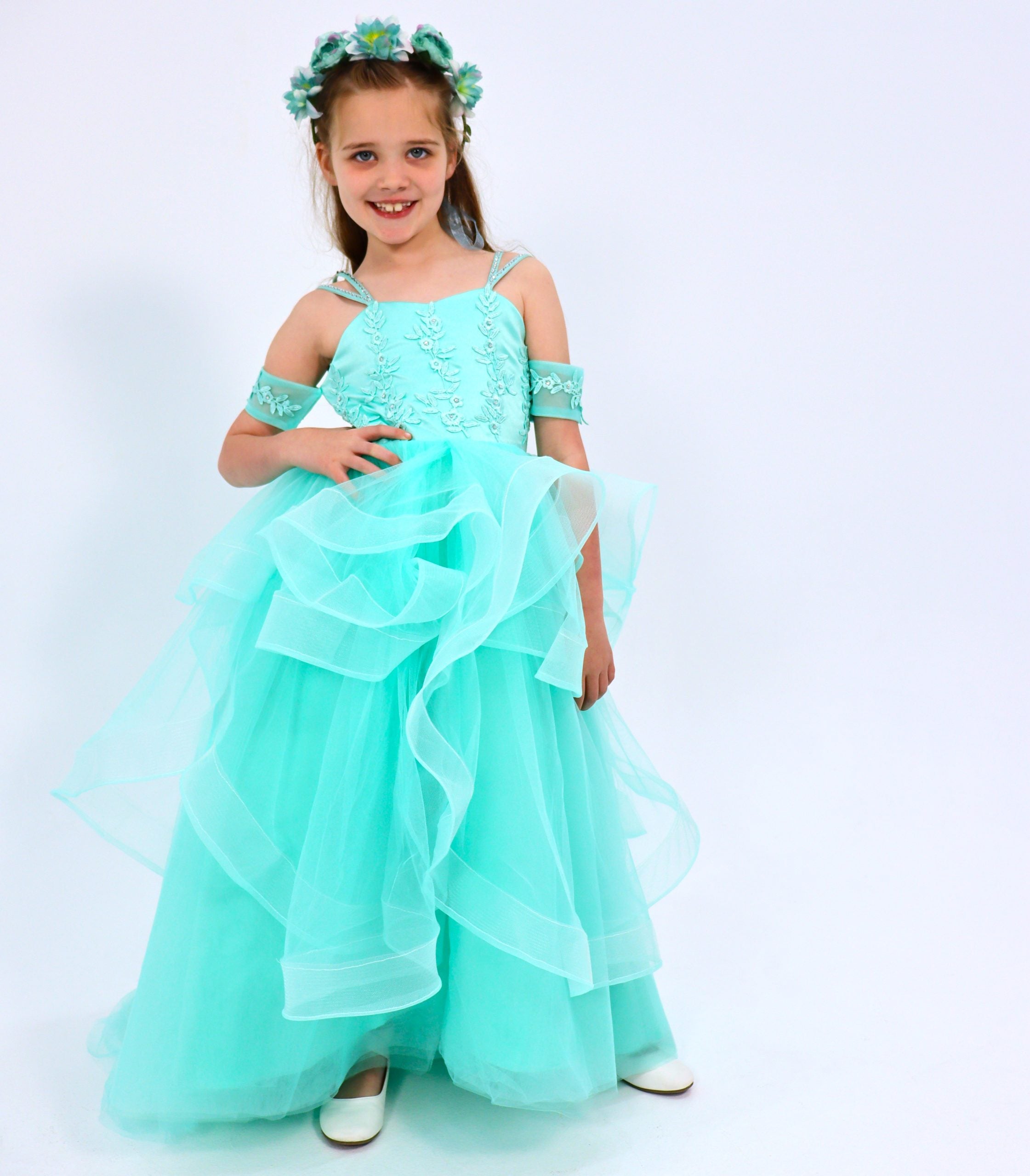 Skye Turquoise Gown