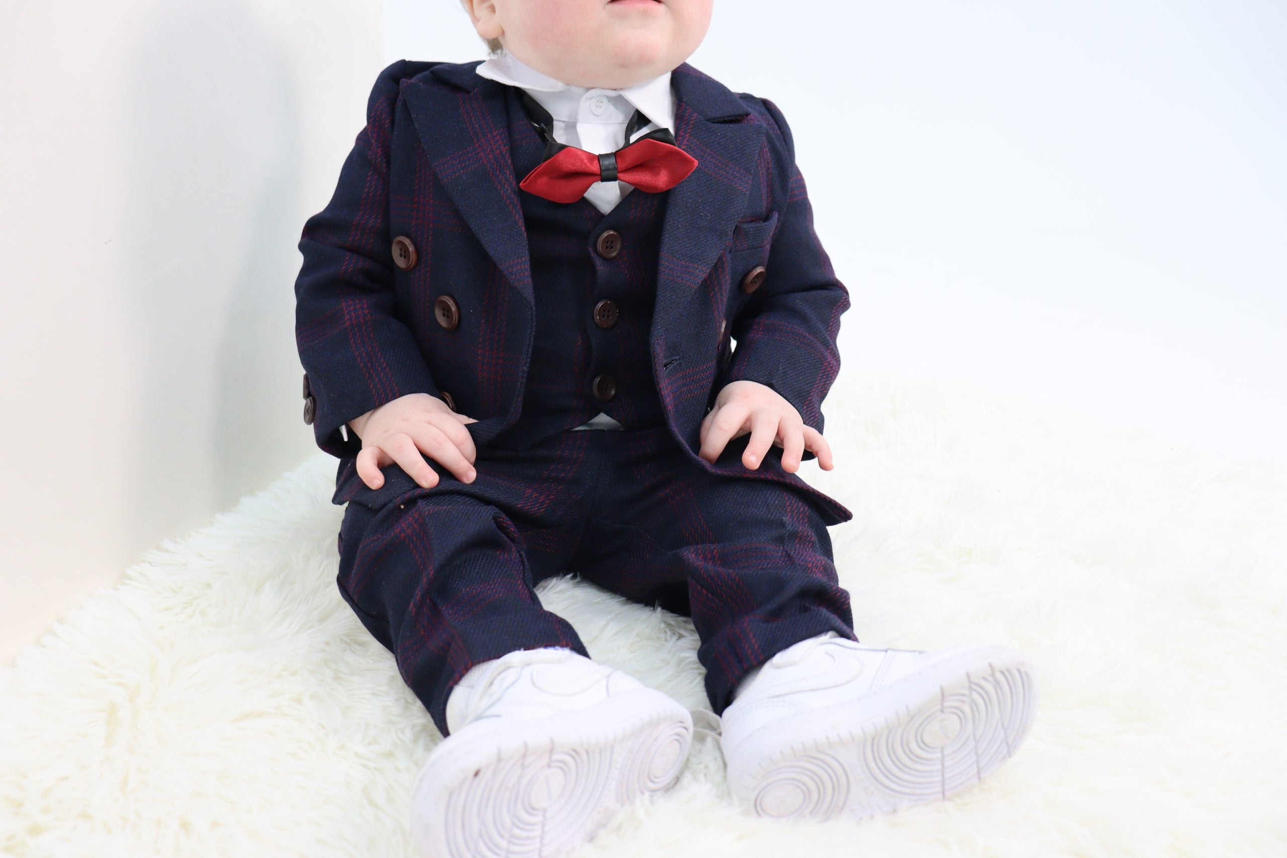 Little Boy Formal Suit 5pcs Set