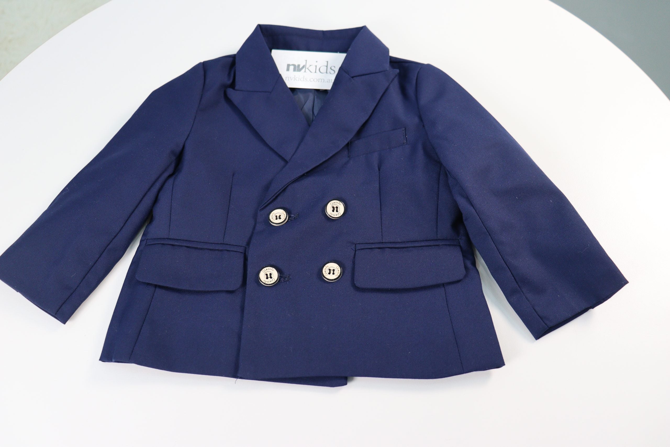 Little Boy Navy Suit 6pcs Set