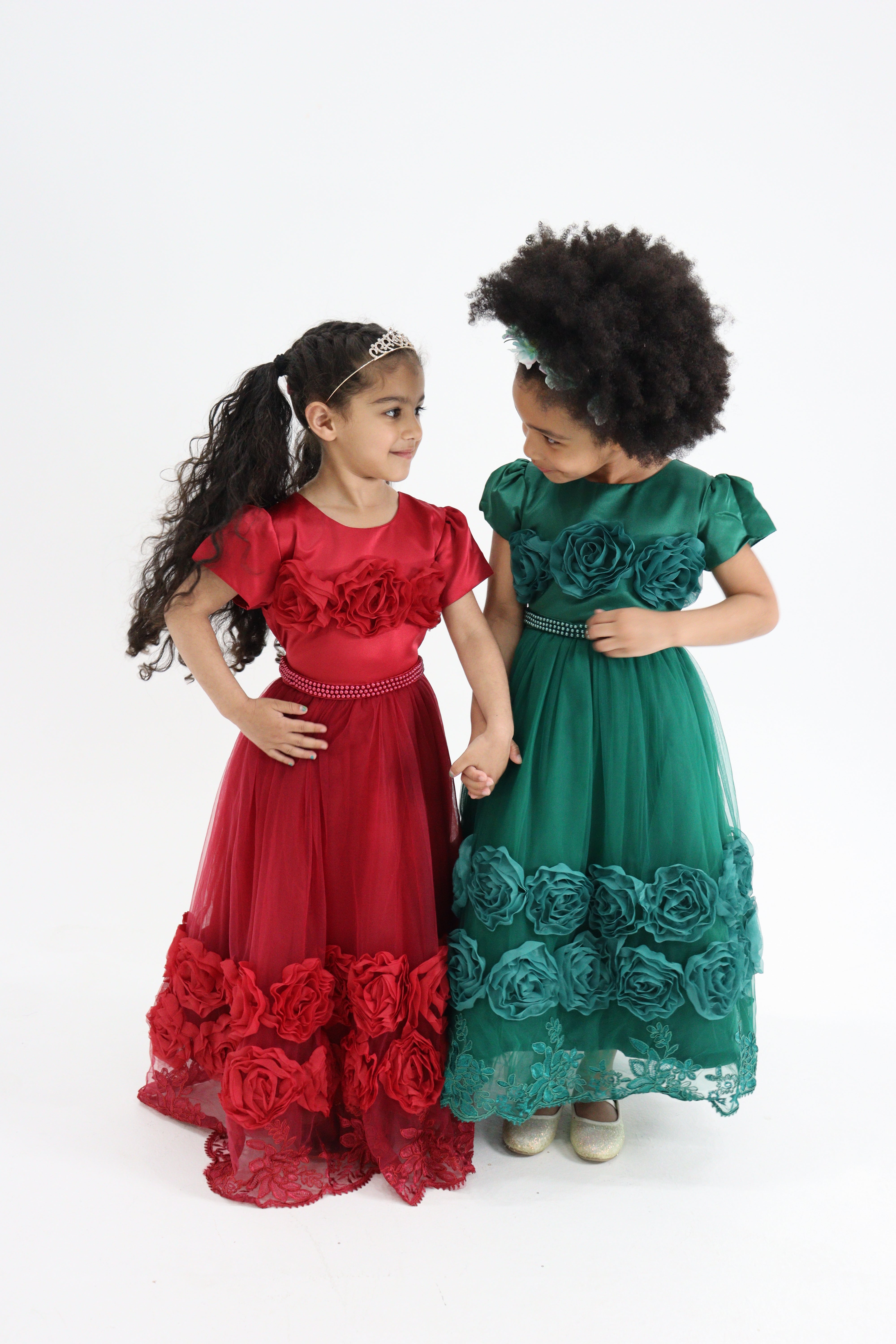 Short Sleeve Red Dress - Christmas Dress