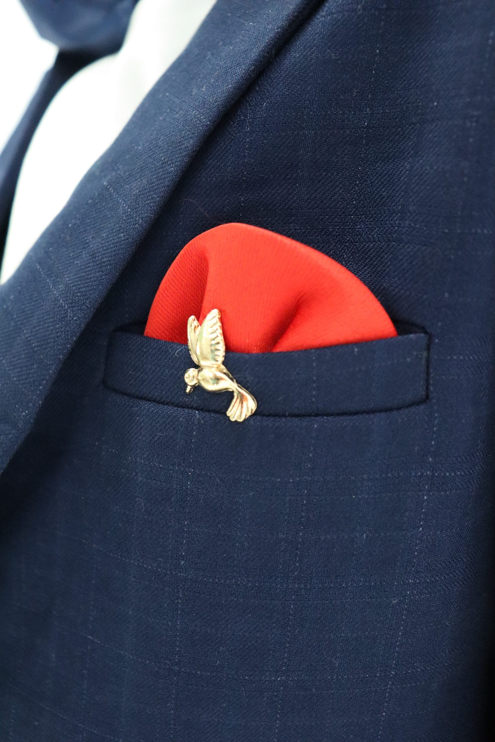 Boys Slim Fit Navy Suit 5Pc Set