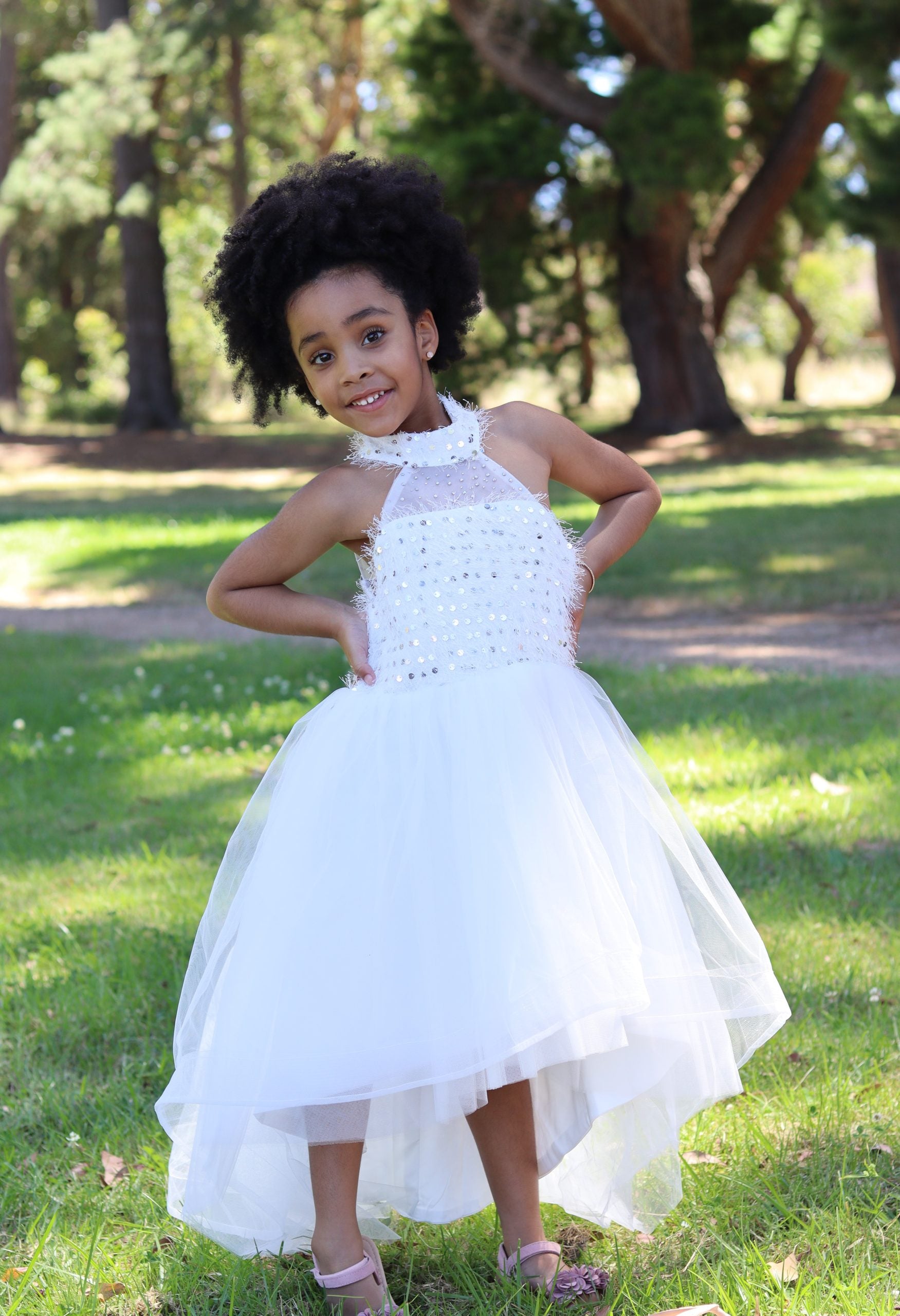 Girls Prom Dress - High Low Dress