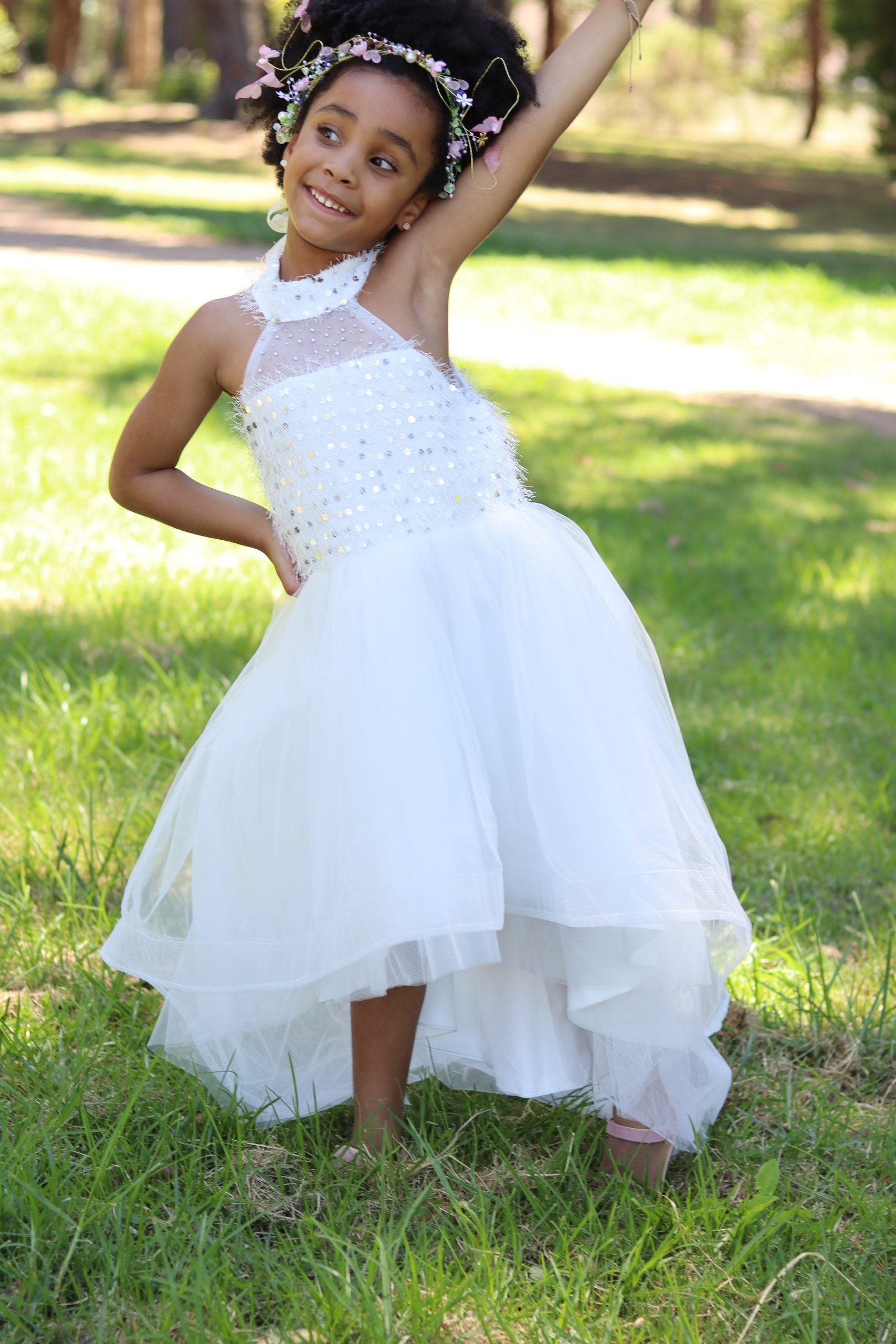 Girls Prom Dress - High Low Dress