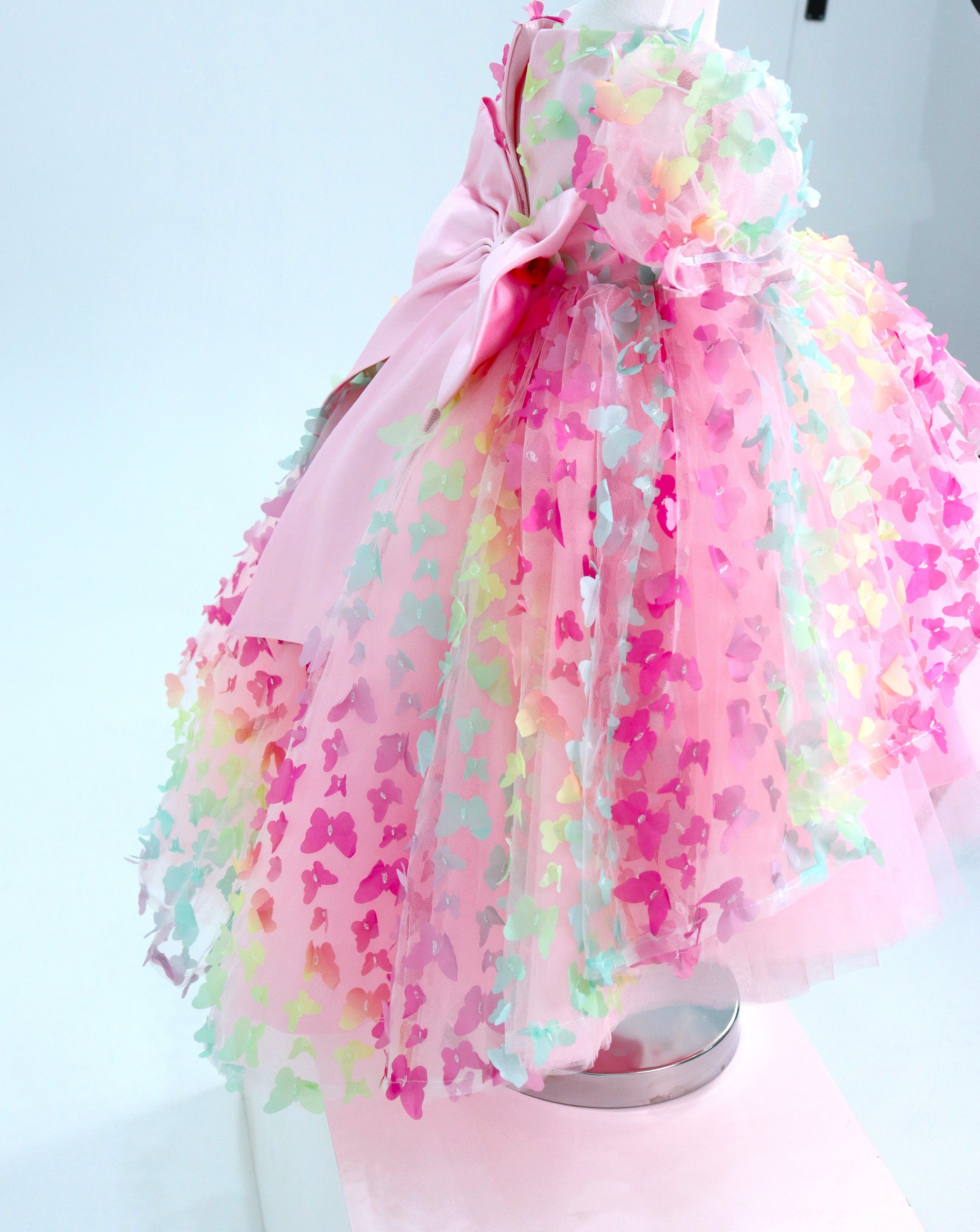 Butterfly Dress First Birthday - High Low