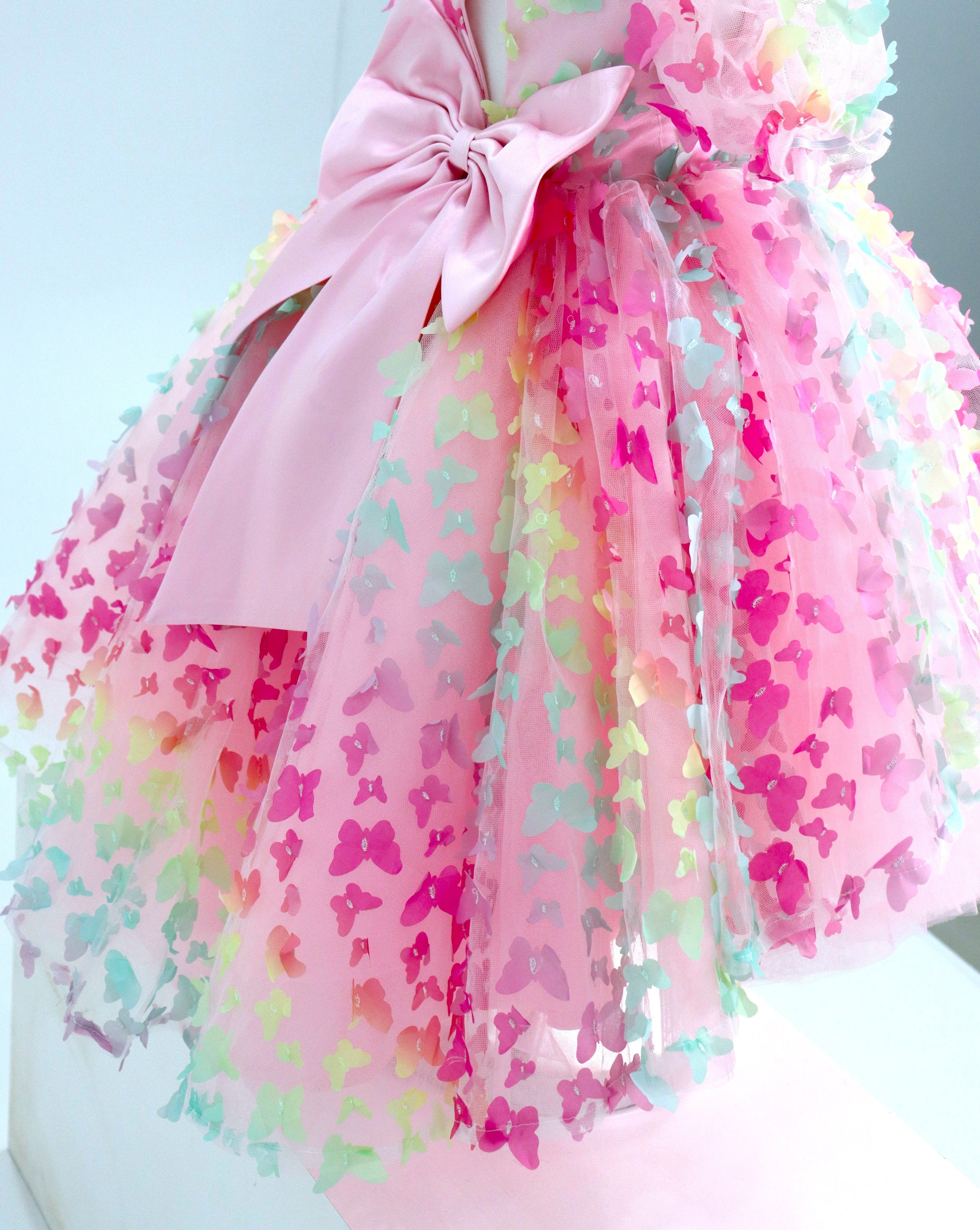 Butterfly Dress First Birthday - High Low