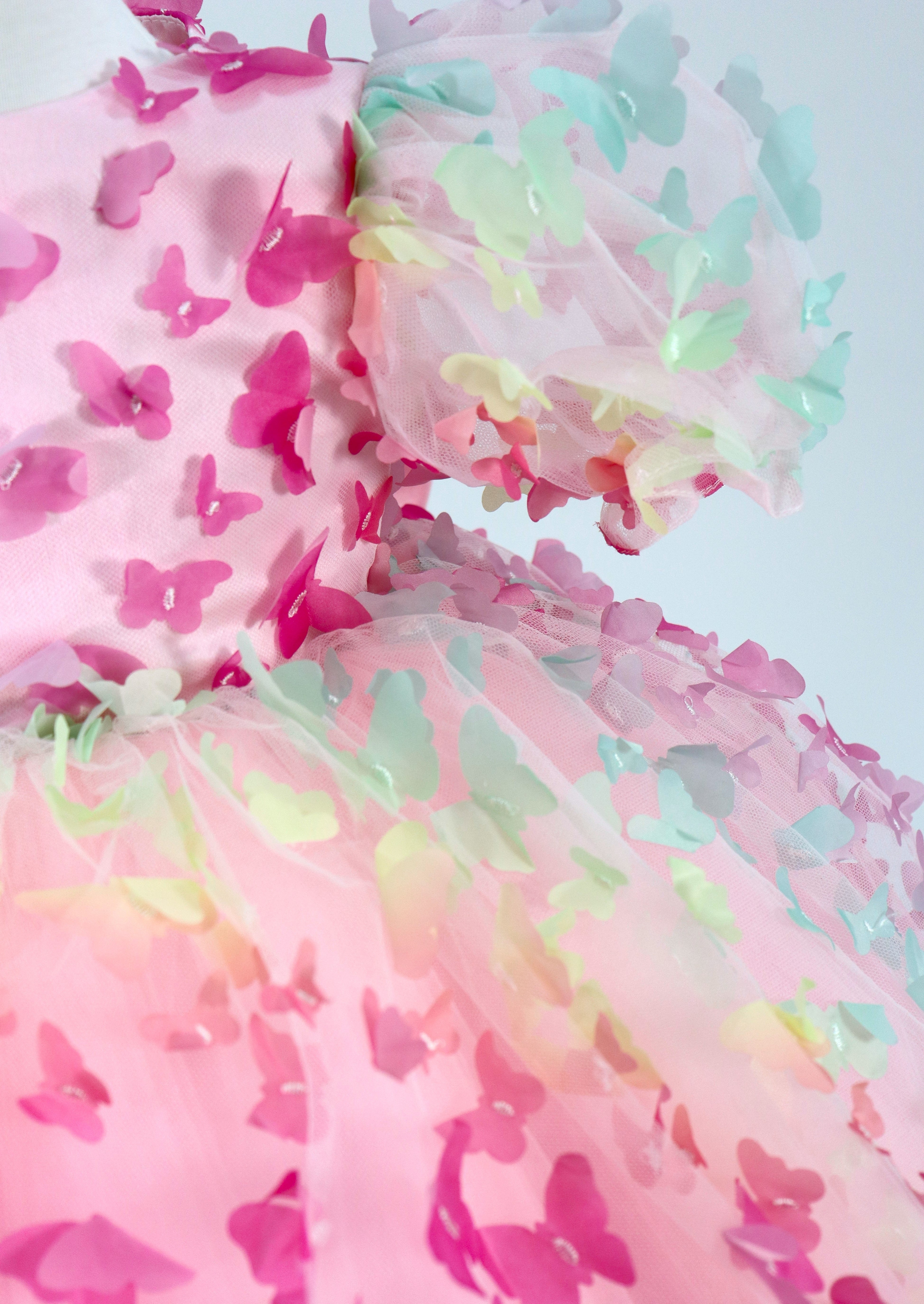 Butterfly Dress First Birthday - High Low