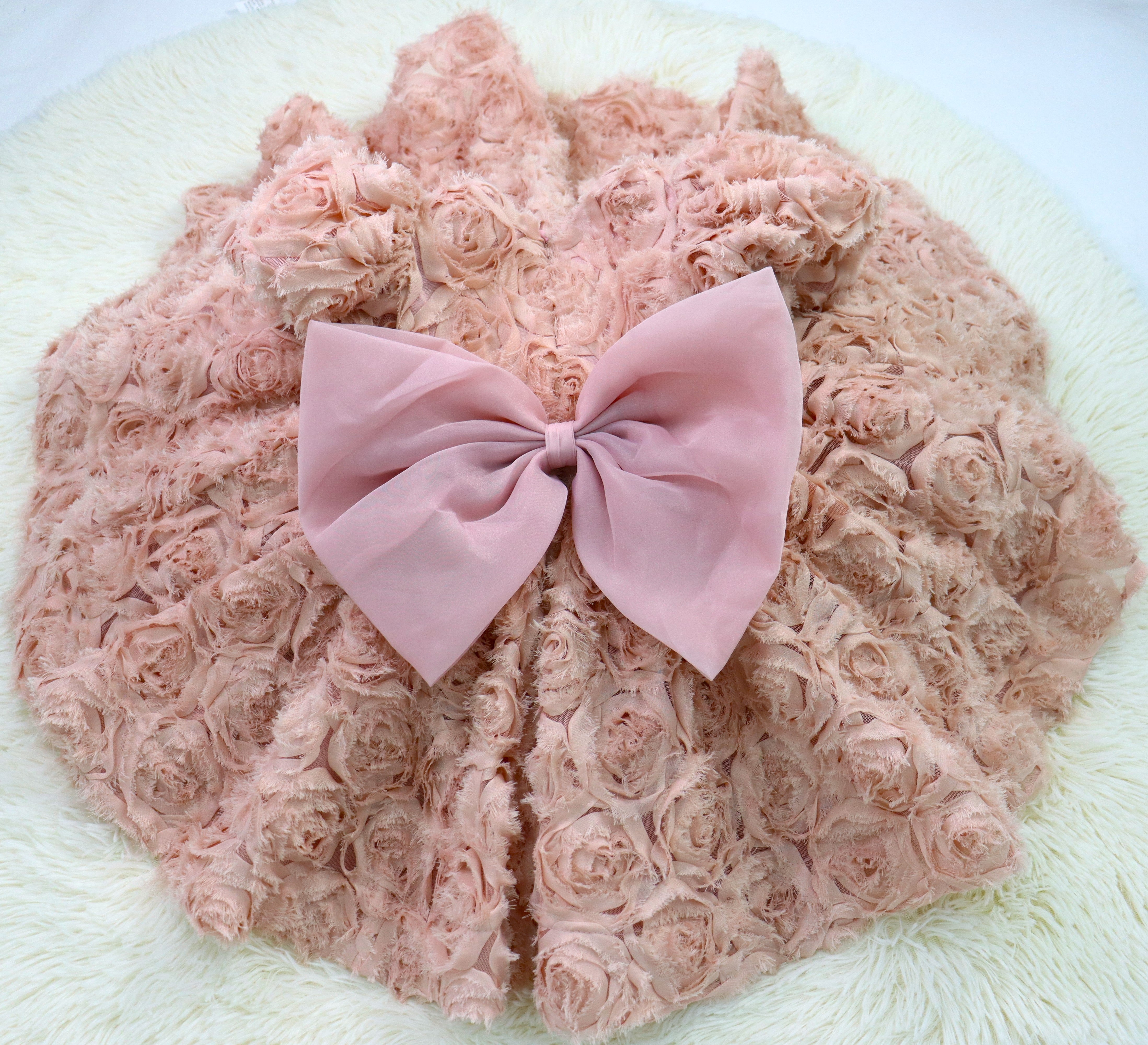 Baby Girl First Birthday Dress - Dusty Pink