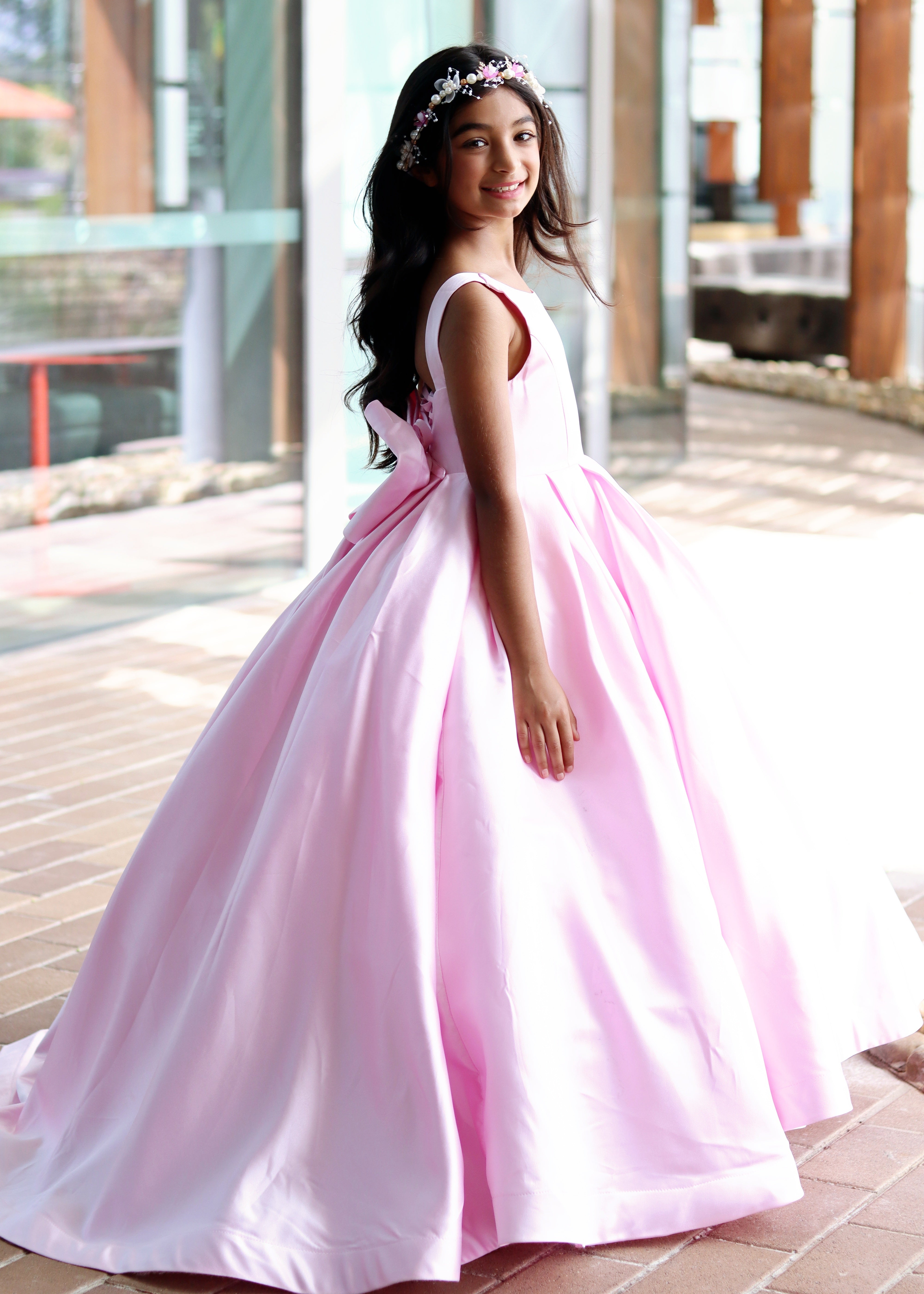 Ishka Ball Gown - Pink Gown