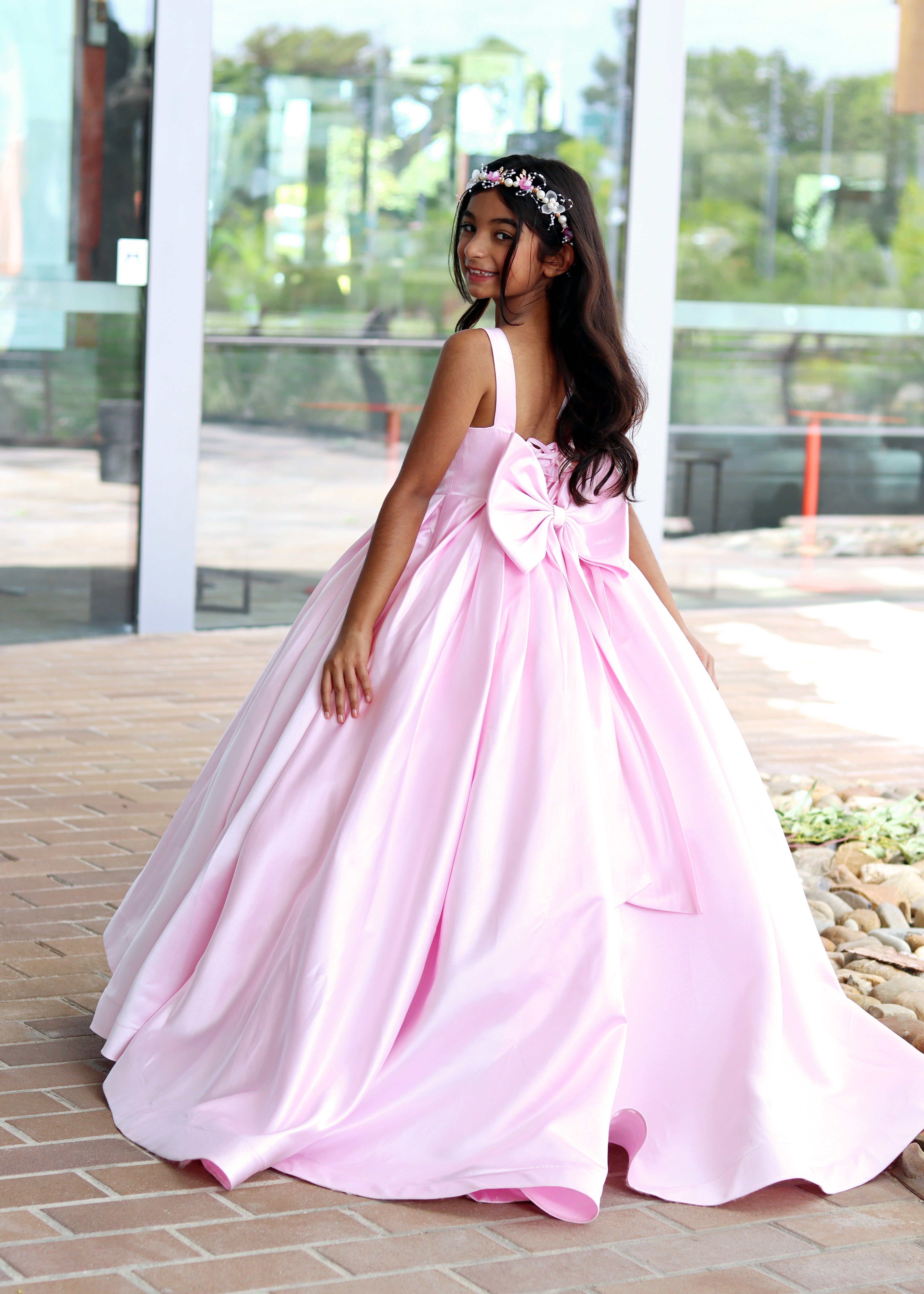 Ishka Ball Gown - Pink Gown