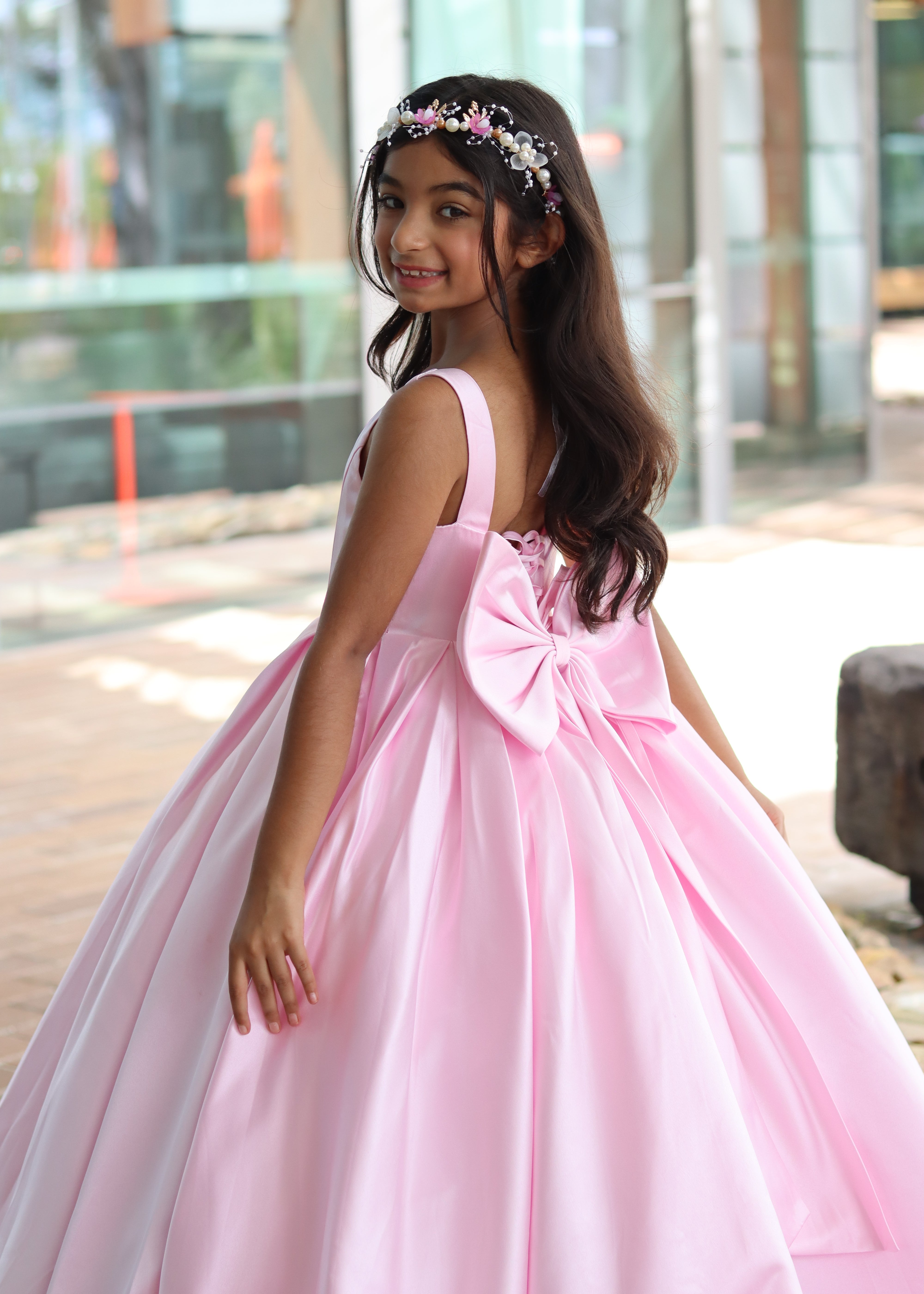 Ishka Ball Gown - Pink Gown