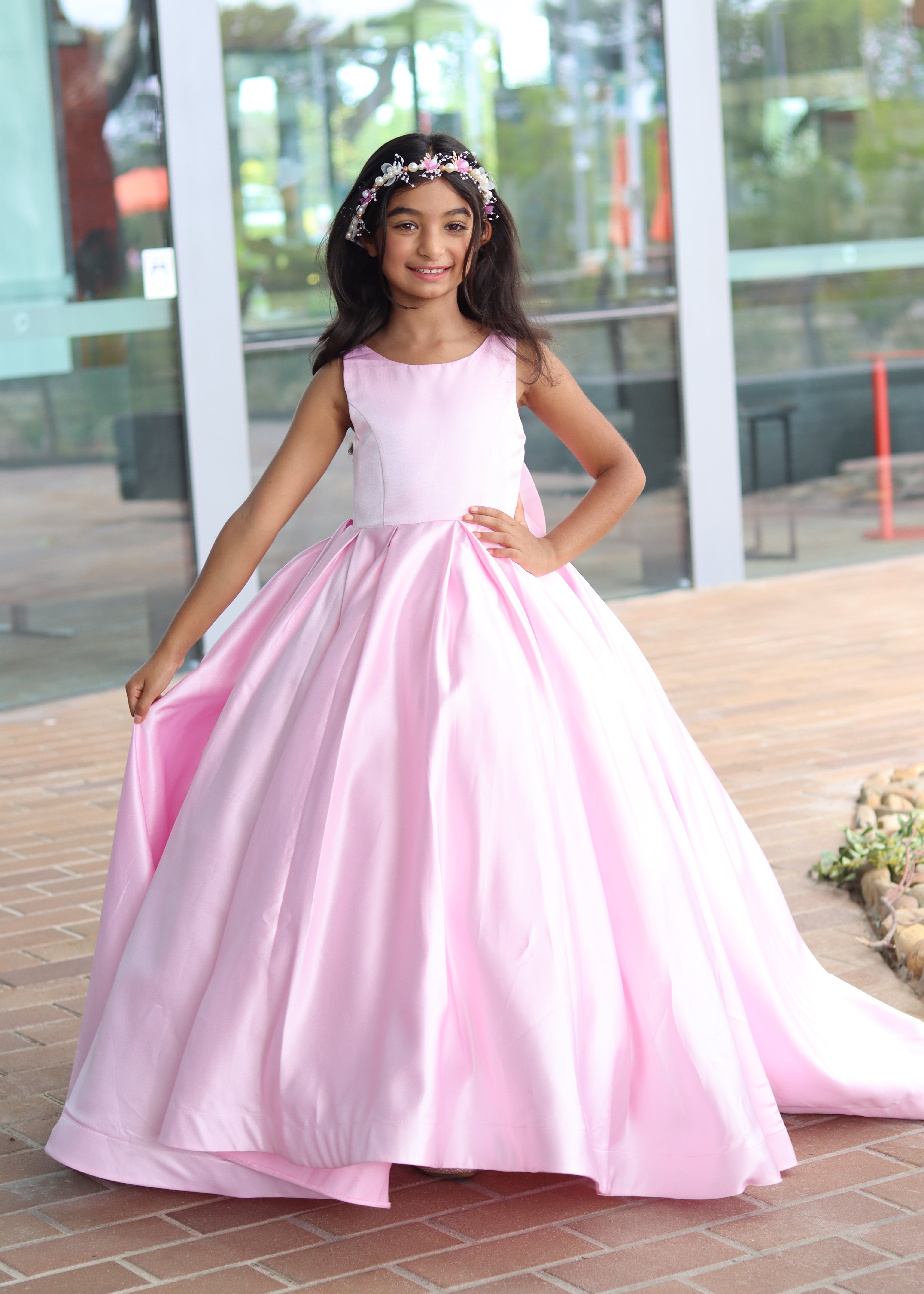 Ishka Ball Gown - Pink Gown