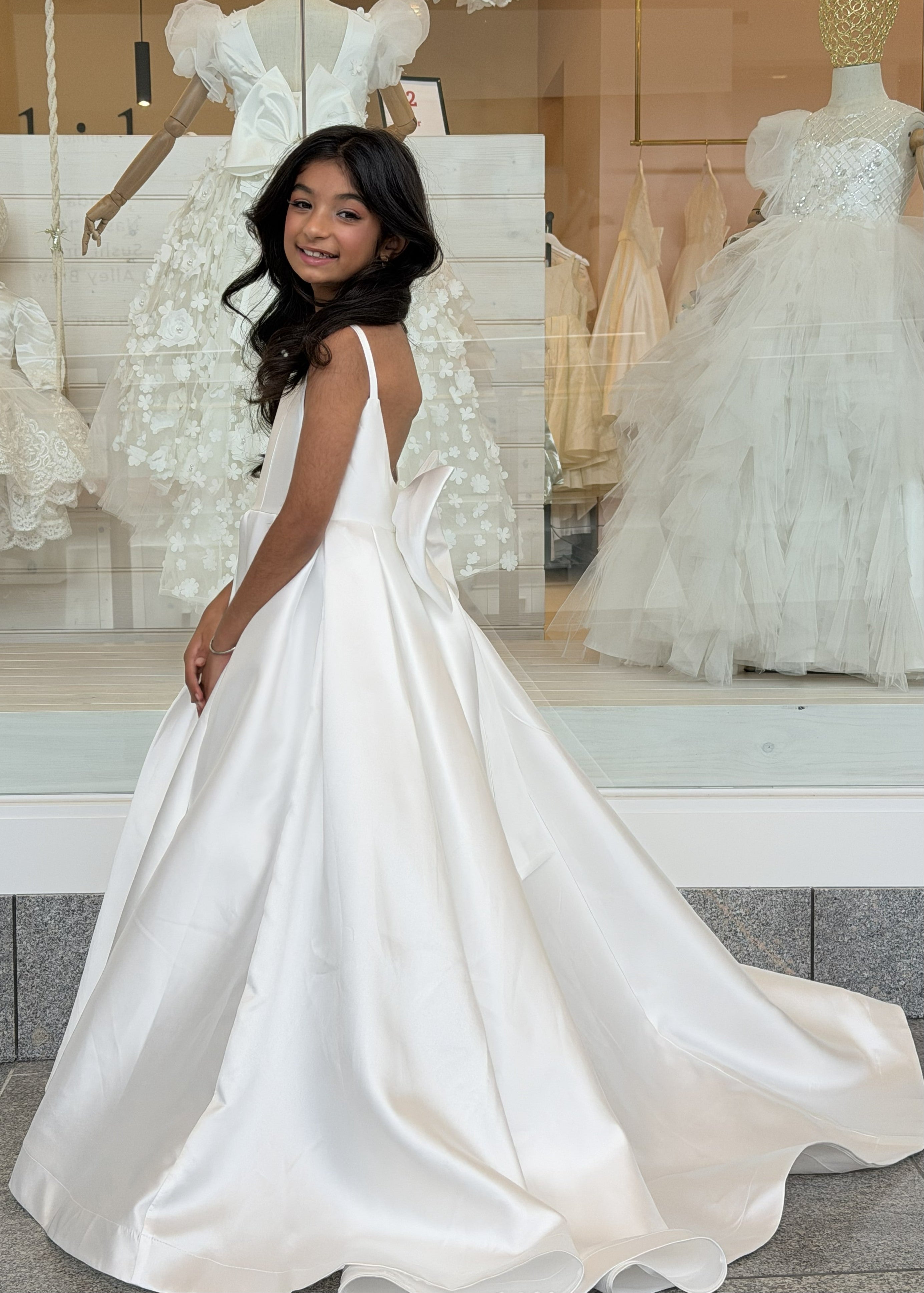 Ishka Flower Girl Dress - Mikado Dress