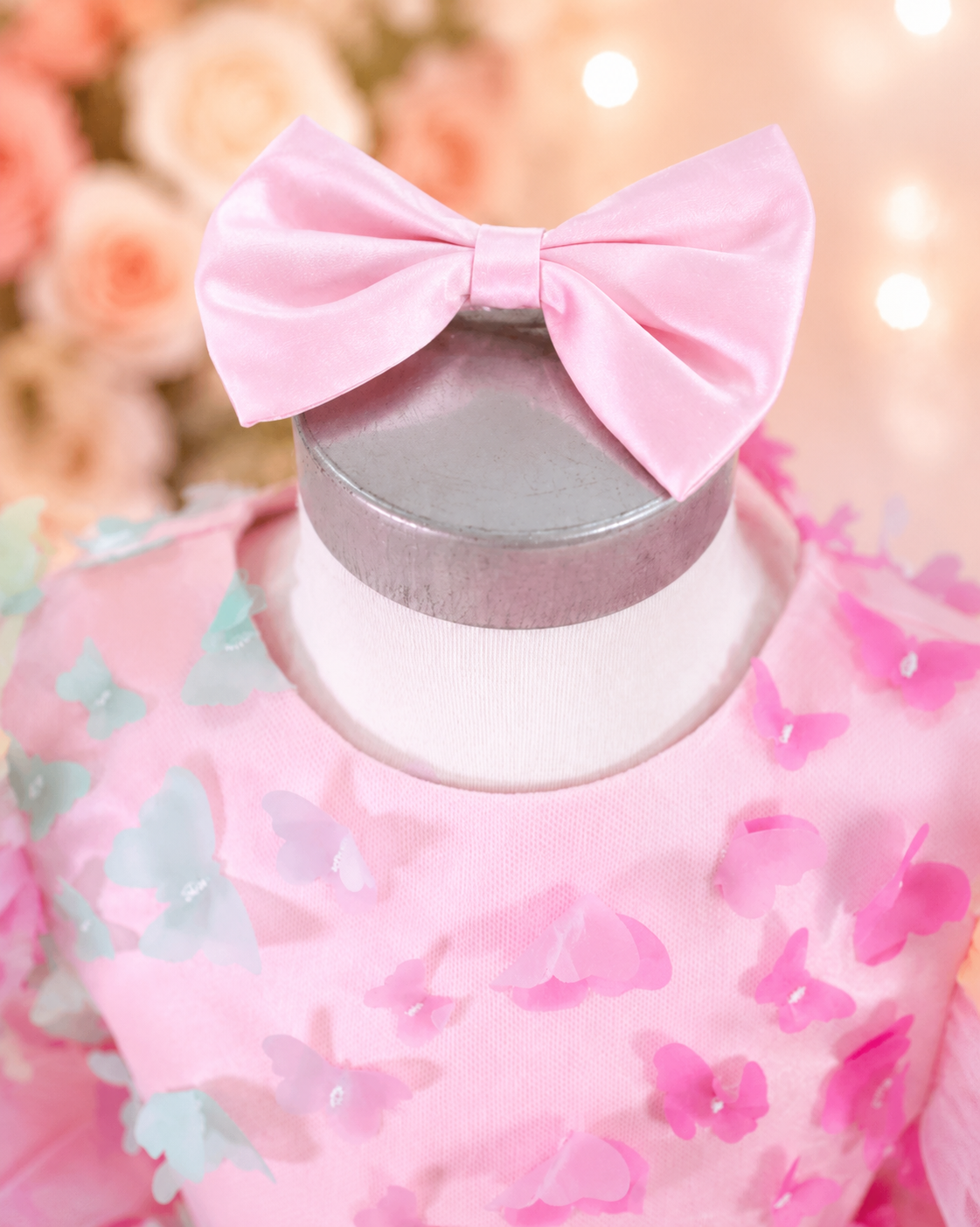 Girls Butterfly Dress - High Low First Birthday