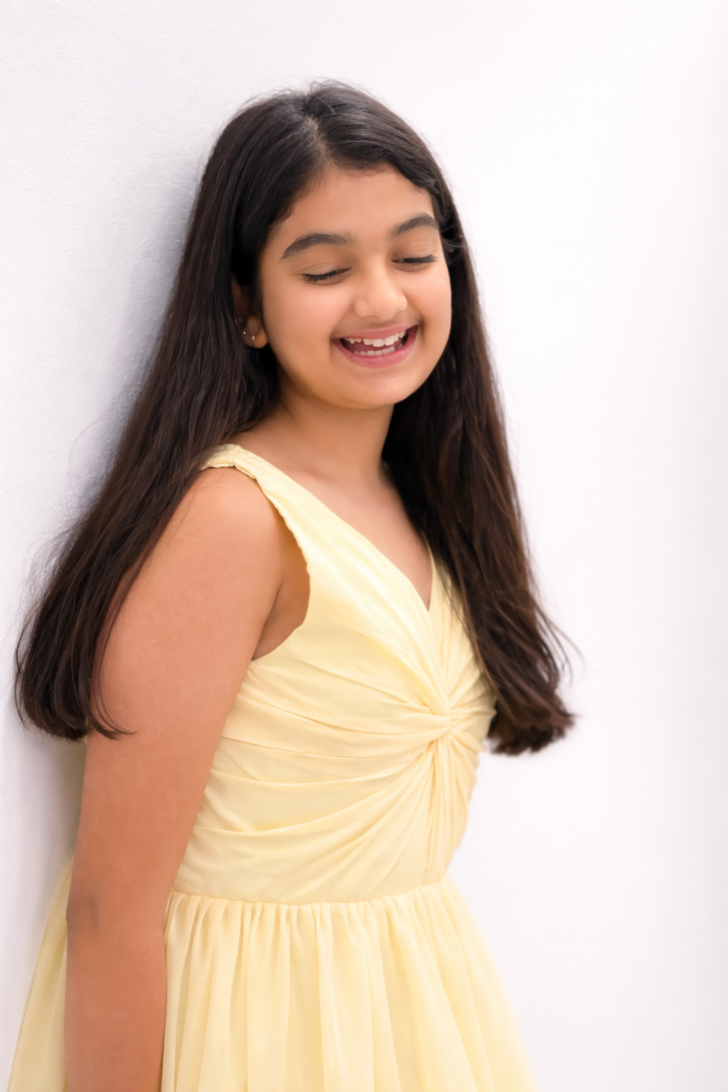 Junior Dress Yellow