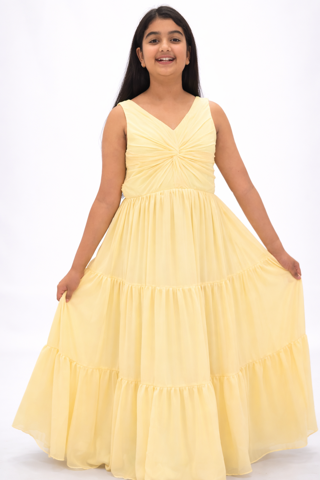 Junior Dress Yellow