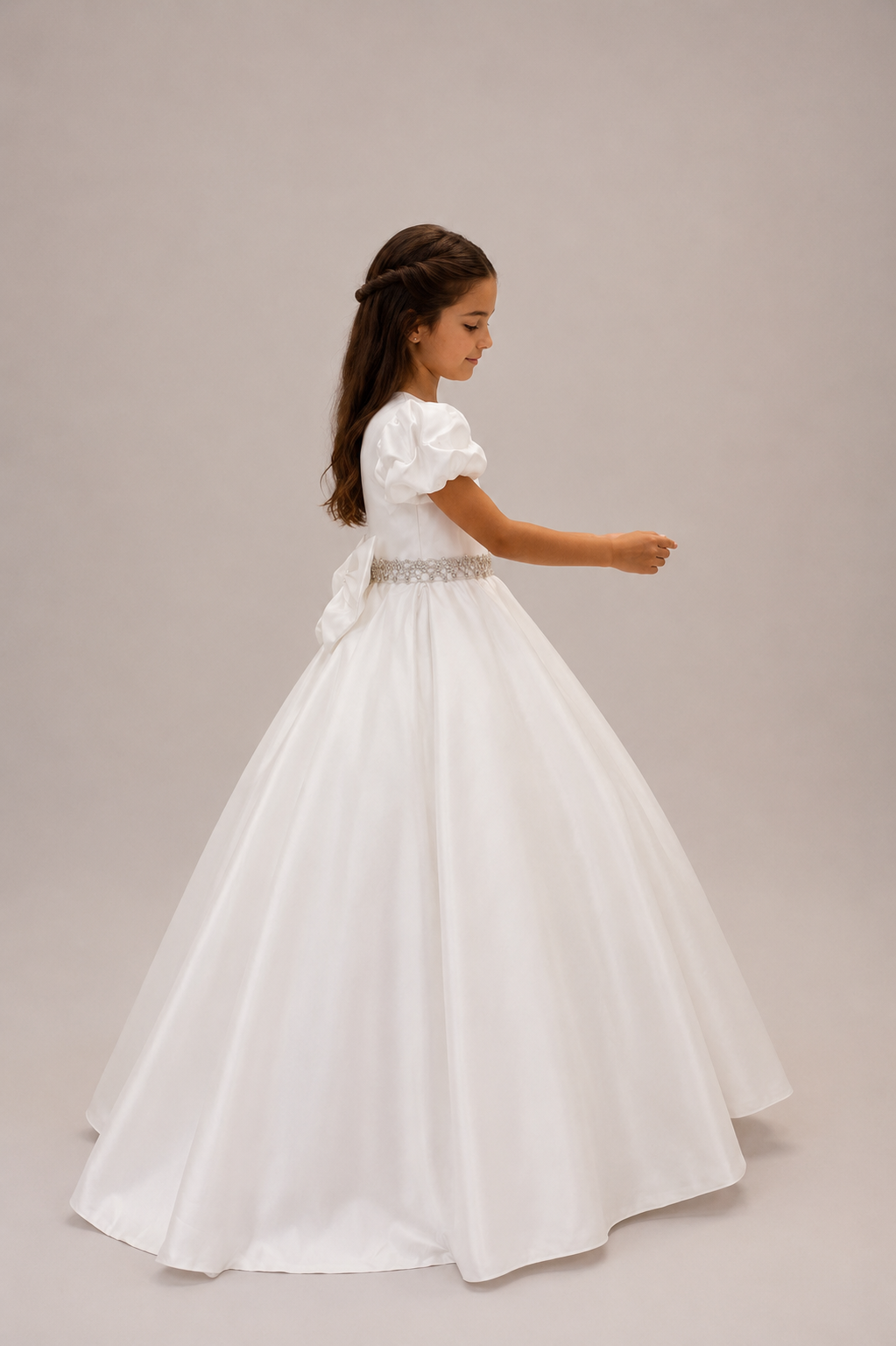 Luxury Holy Communion Dress - Mikado Dress