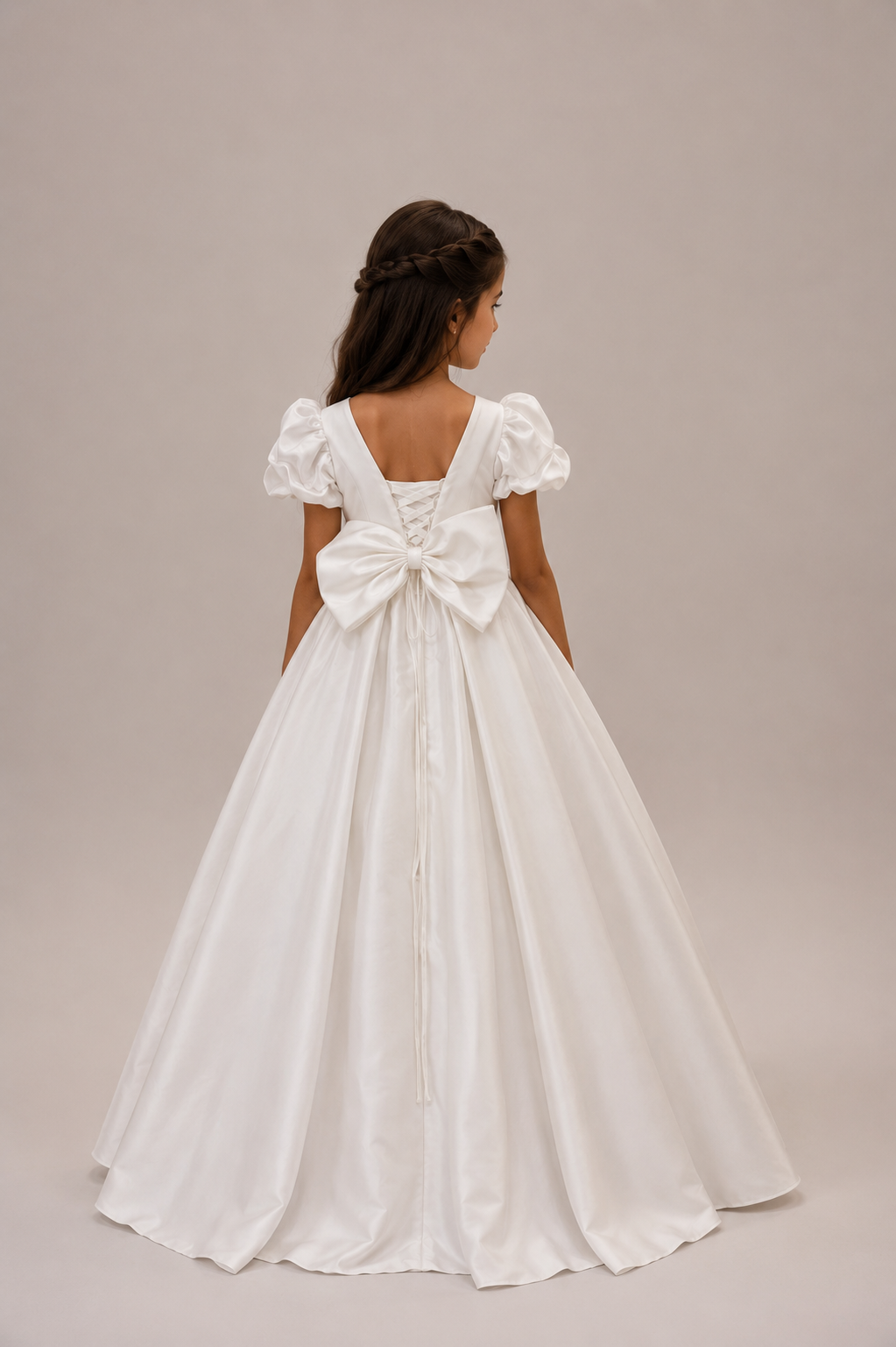 Luxury Holy Communion Dress - Mikado Dress
