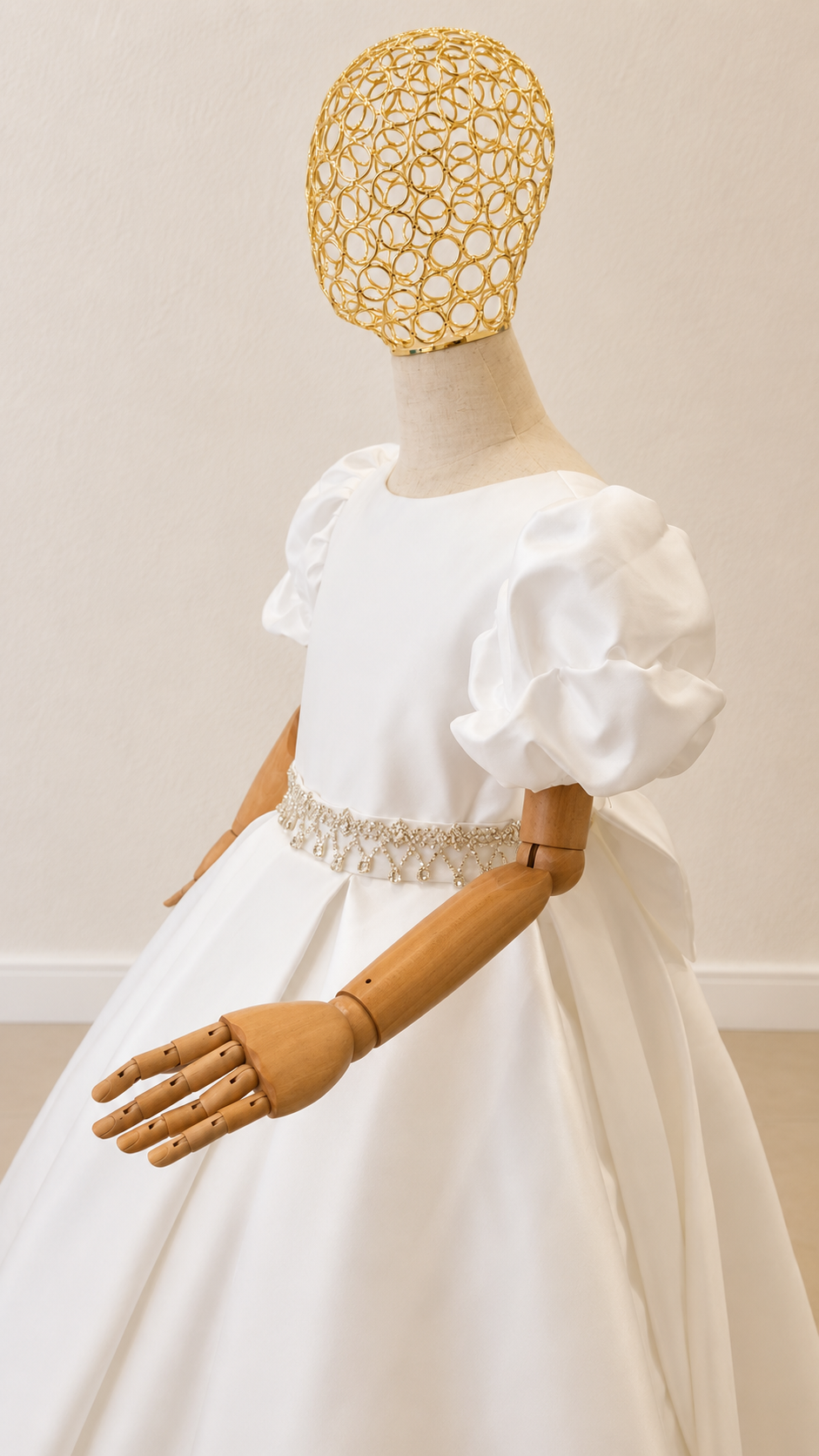 Luxury Holy Communion Dress - Mikado Dress