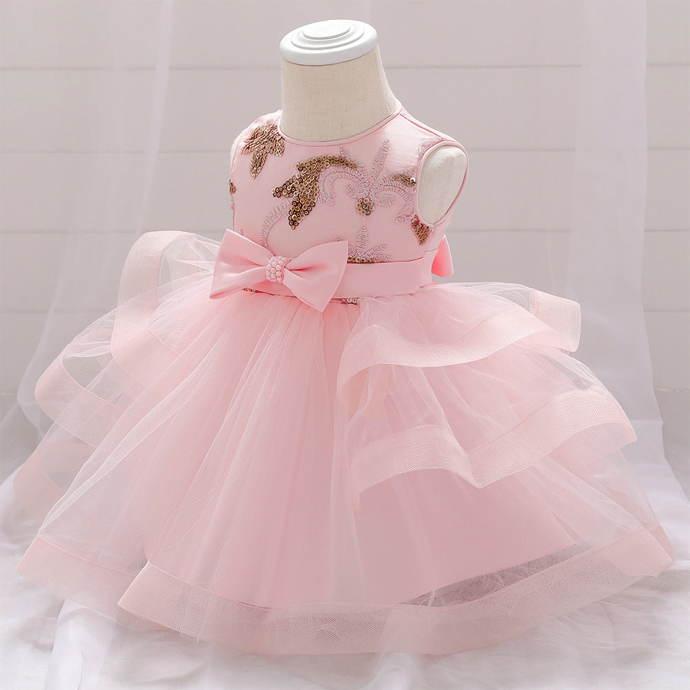 Baby Girl Peach Tutu Dress