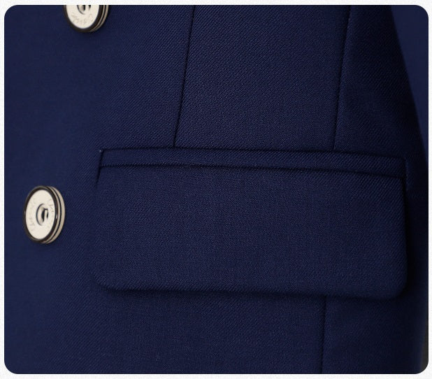 Little Boy Navy Suit 6pcs Set