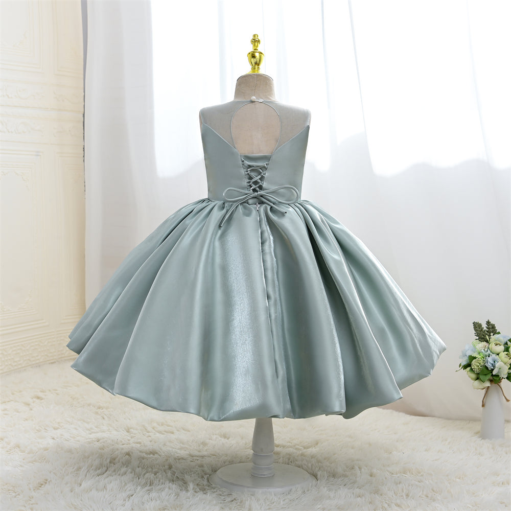 Pastel Green Shiny Dress