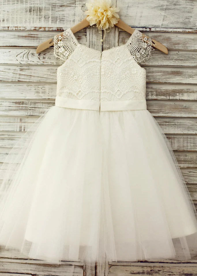 lace-sleeves-ivory-tulle-tutu-flower-girl-dress