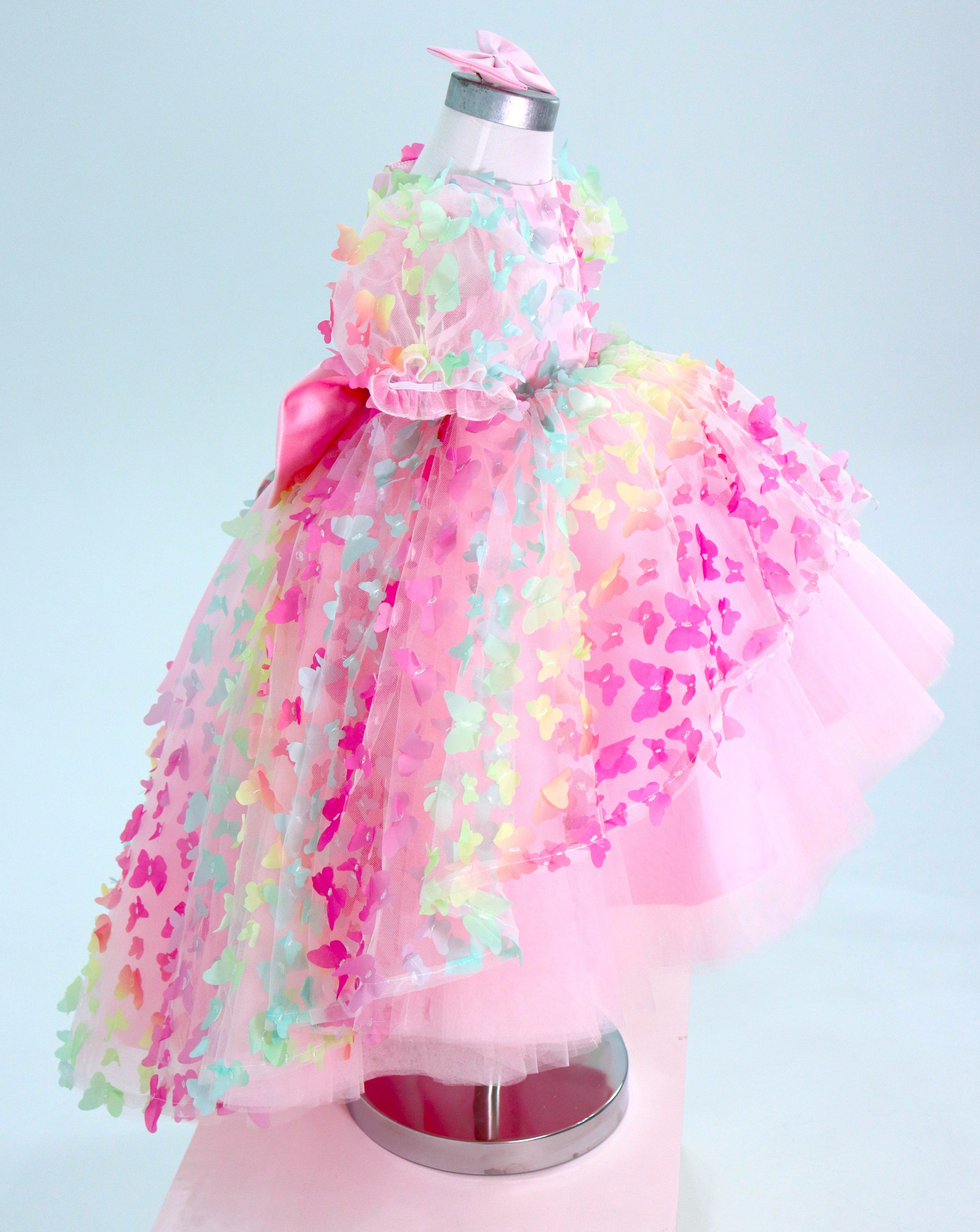 Butterfly Dress First Birthday - High Low
