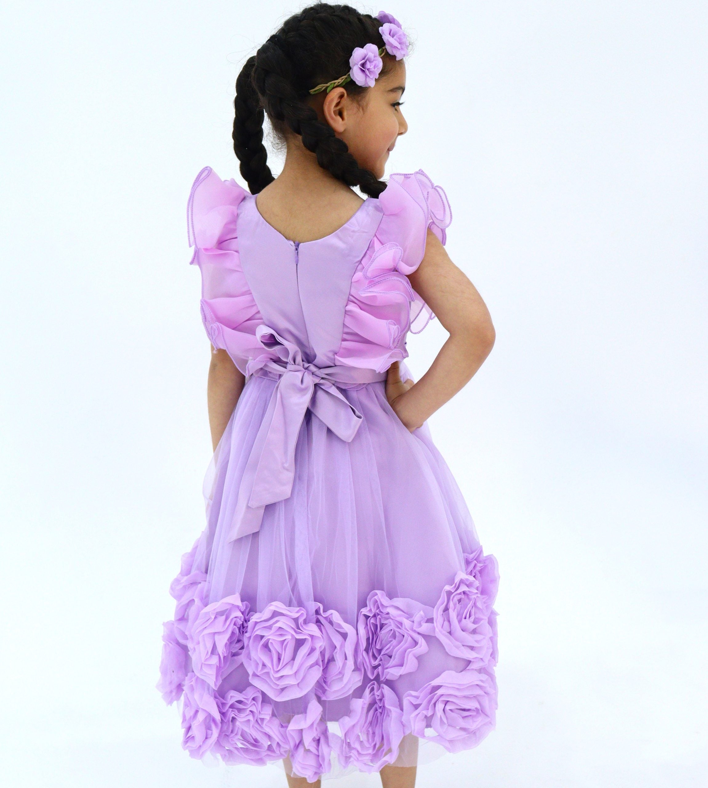 Purple Rose Dress