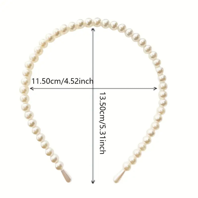 Girls Pearls Headband