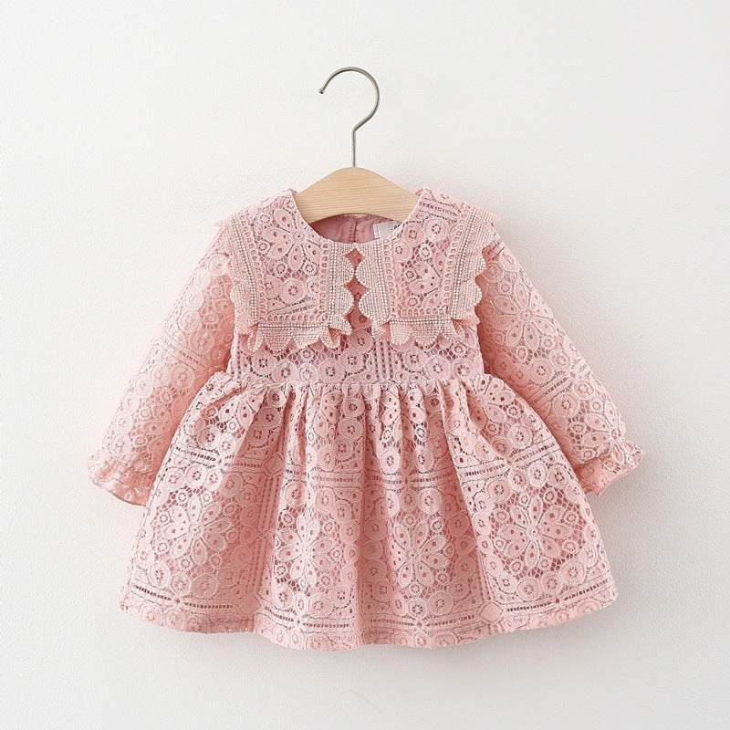 Baby Girl Dress - Blush Pink with Full Sleeve