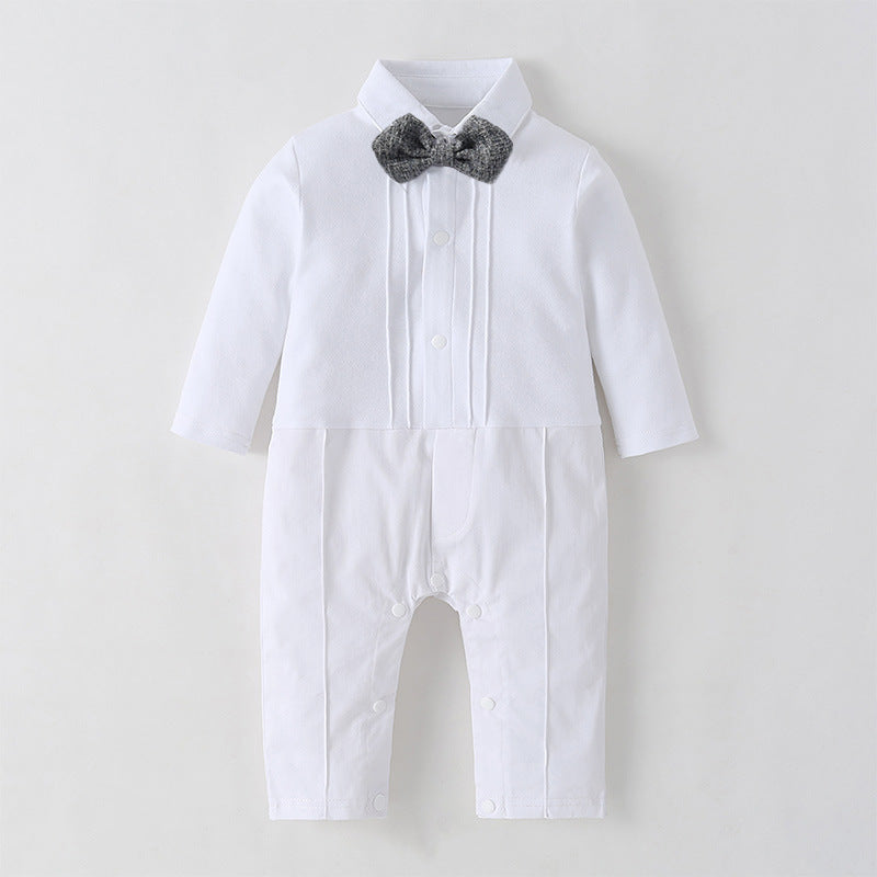 Baby Boy Baptism White Outfit