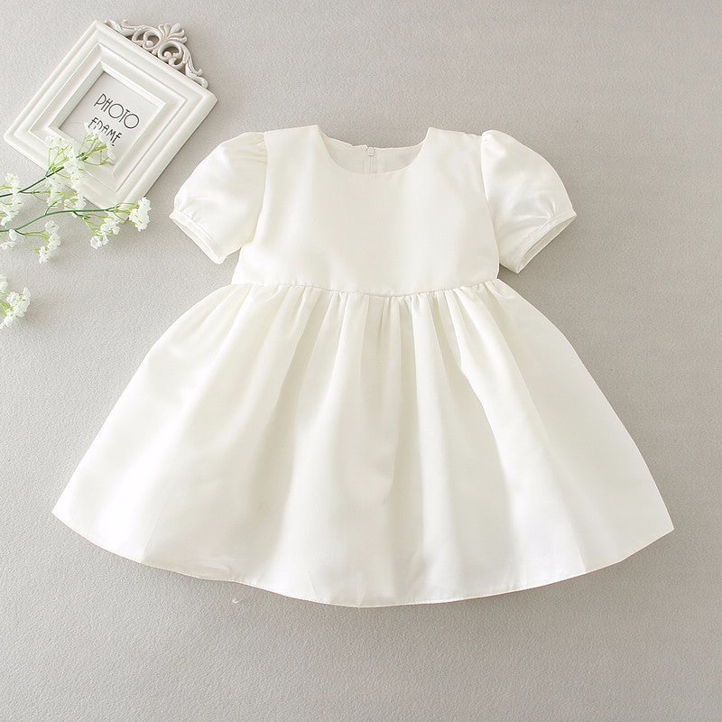 Pure White Christening Gown With Coat