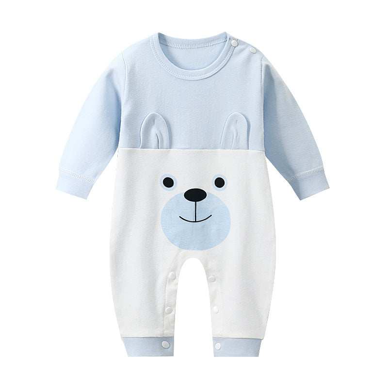 Beautiful 100% Cotton Baby Boy Teddy Print Coverall