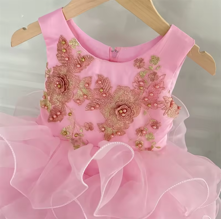 Baby Girl First Birthday Dress - Organza Dress