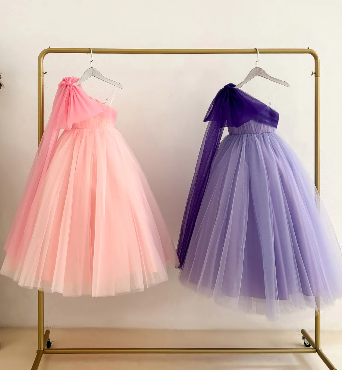 Made To Order - One Shoulder Draping Ball Gown