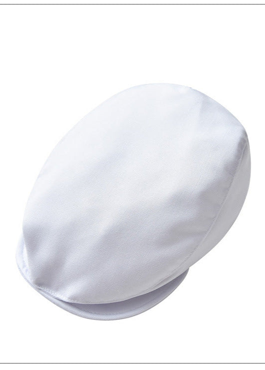 Baby Boy Baptism White Suit with Hat