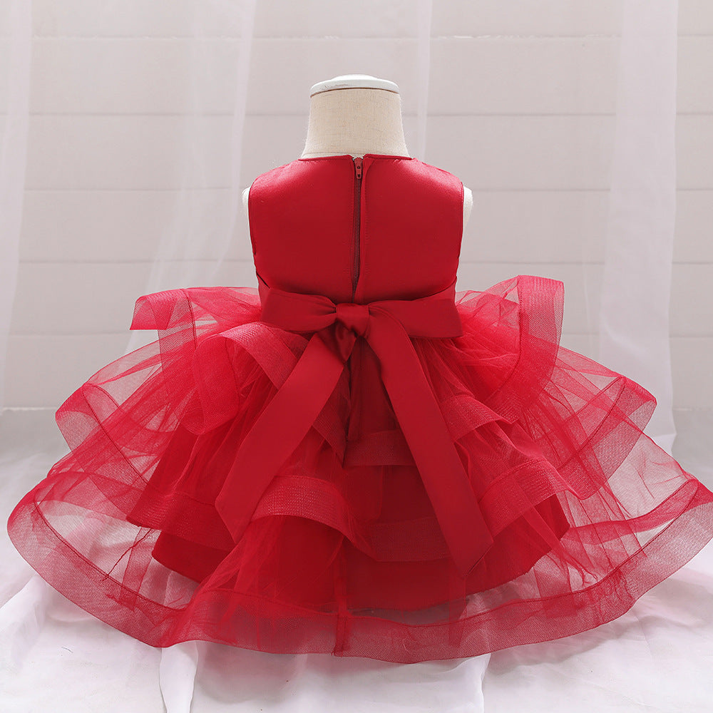 Baby Girl Red Tutu Dress