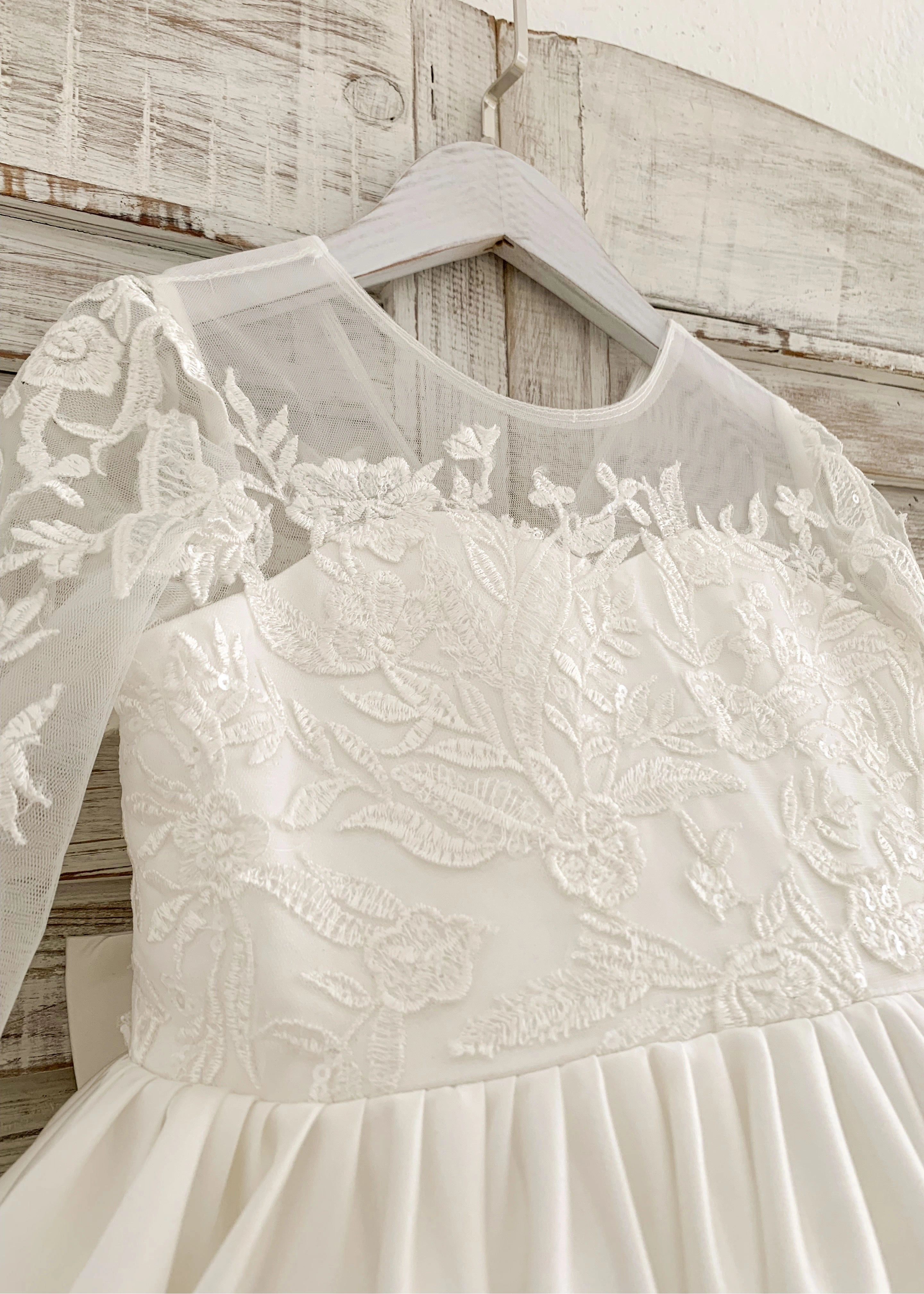 Pageant Gown Made To Order - Luxury Handmade Full Sleeve Satin Gown