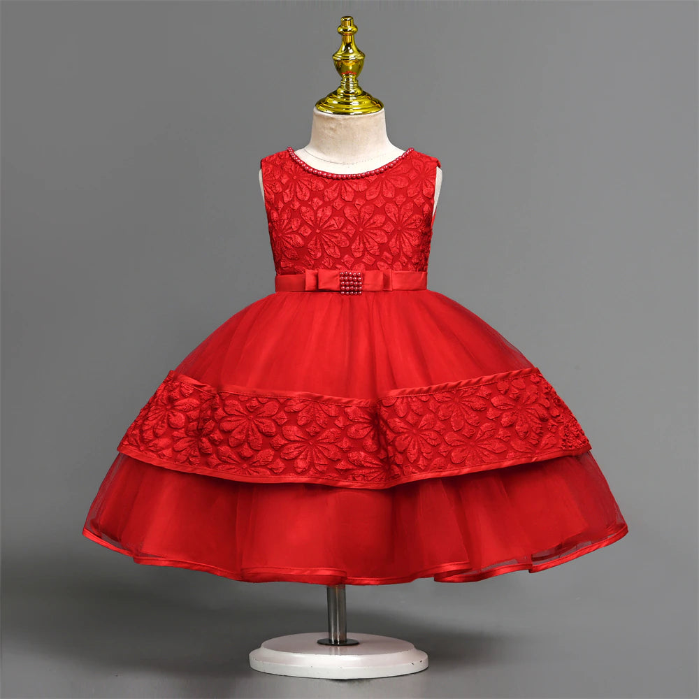 Baby girl sales red party dress