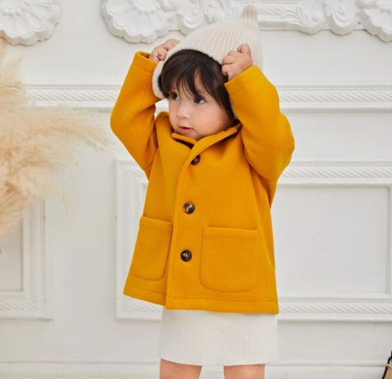 Baby Boys Winter Coat - Yellow