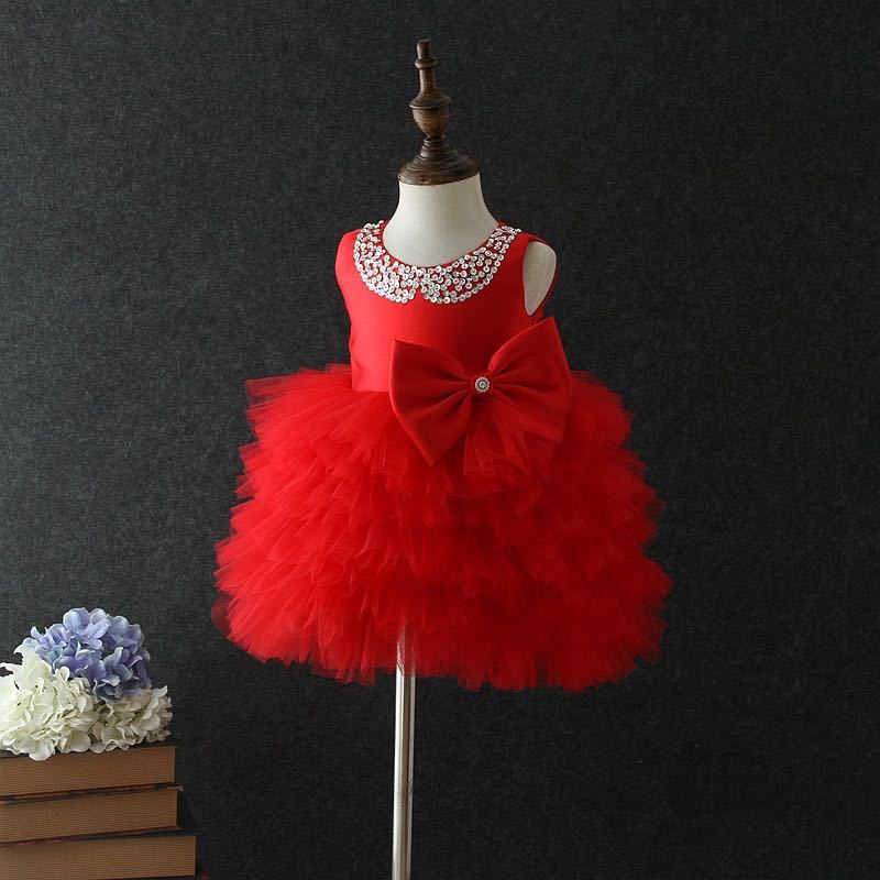 Baby Girl First Birthday Dress - Ruffle Layers