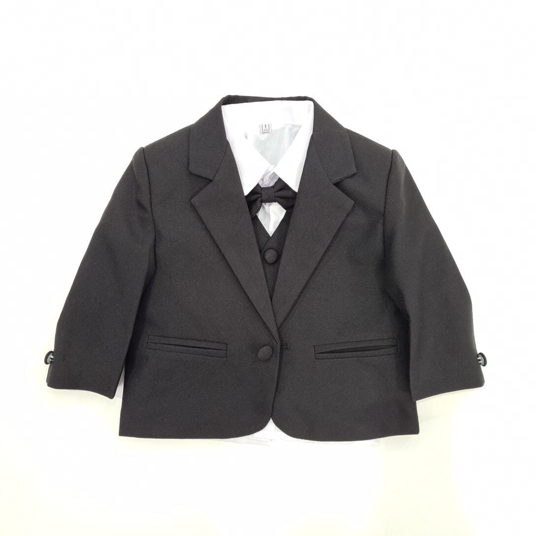 Baby Boy Black Suit - full suit set