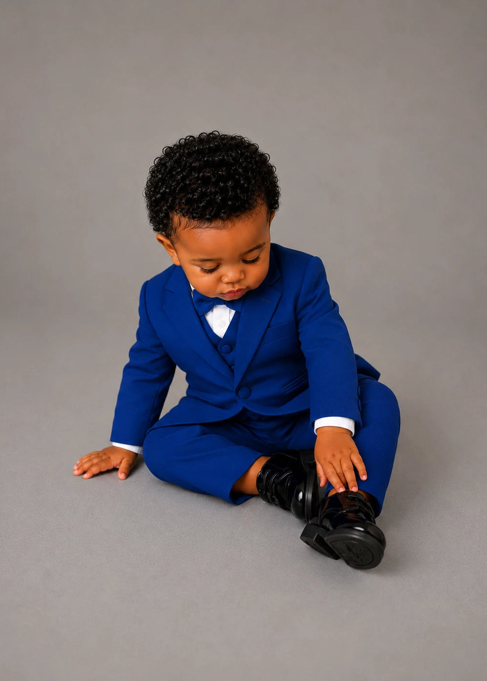 Baby Boy Blue Suit 5pcs Set