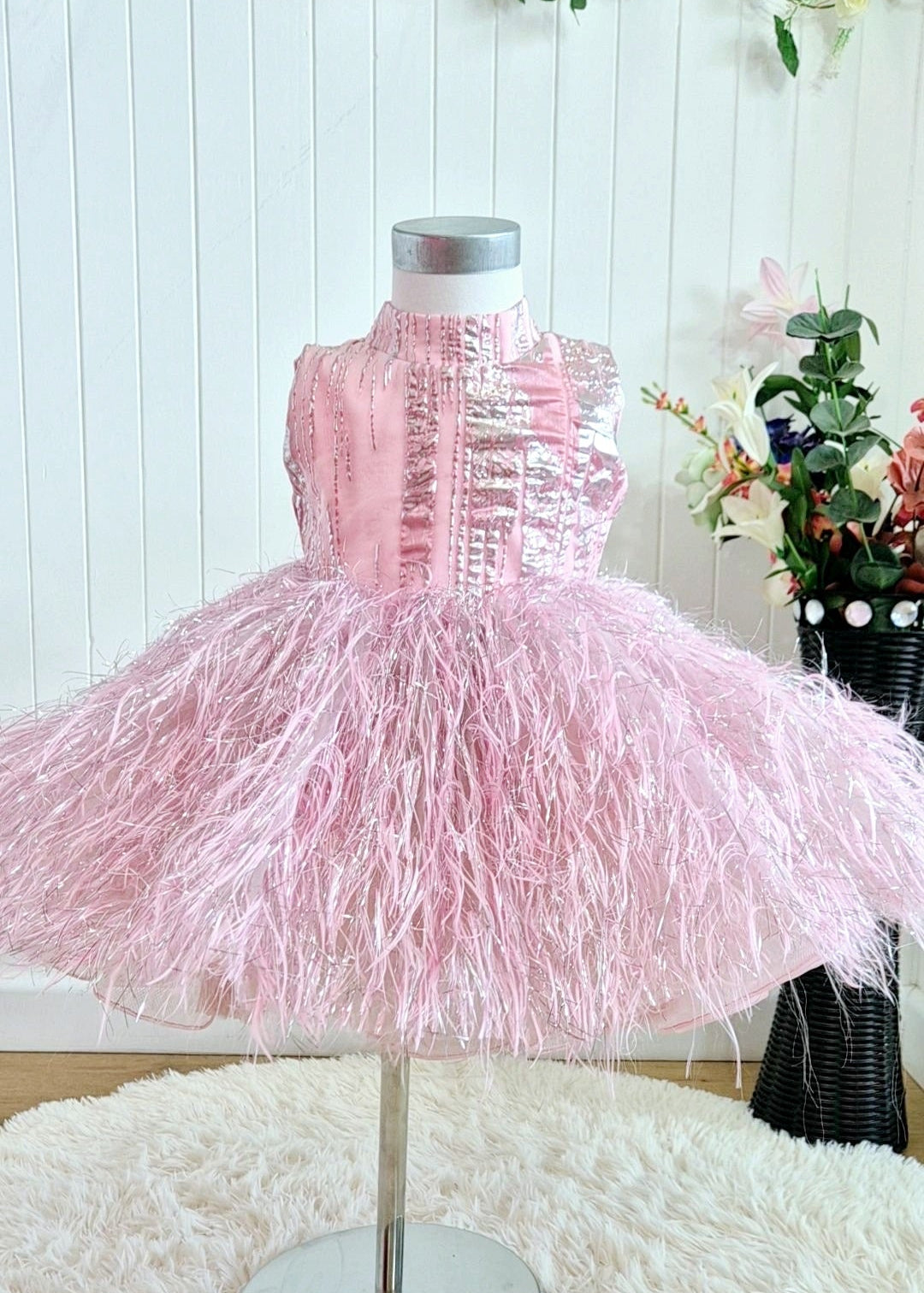 Baby Girl Feather Dress